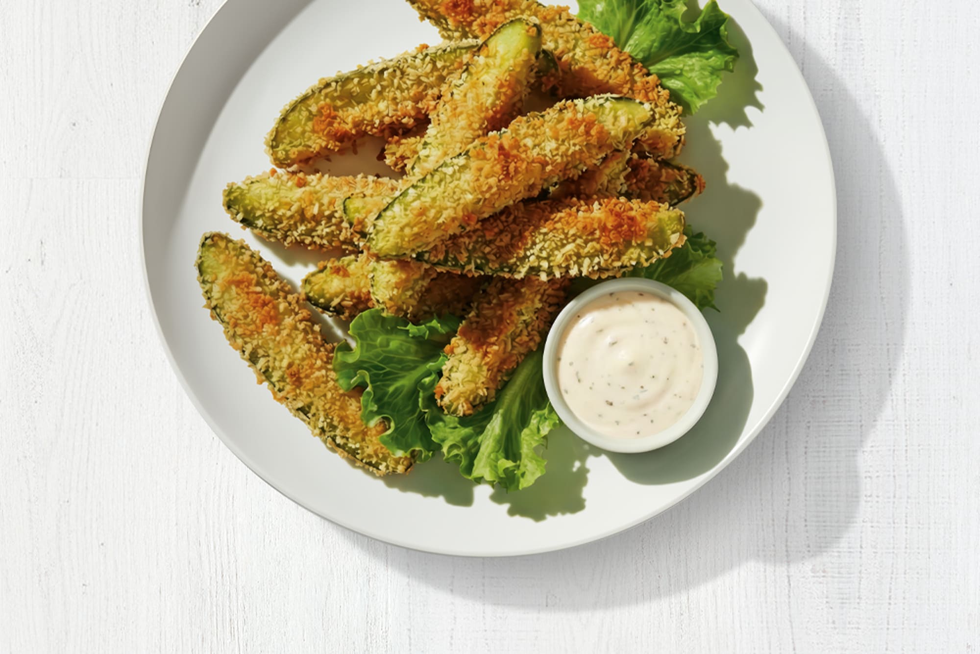 Air-Fried Pickle Dippers