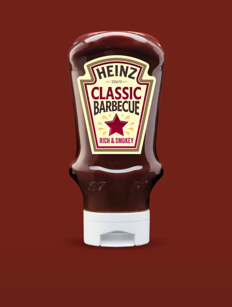 Μπουκάλι κλασικής σάλτσας μπάρμπεκιου Heinz