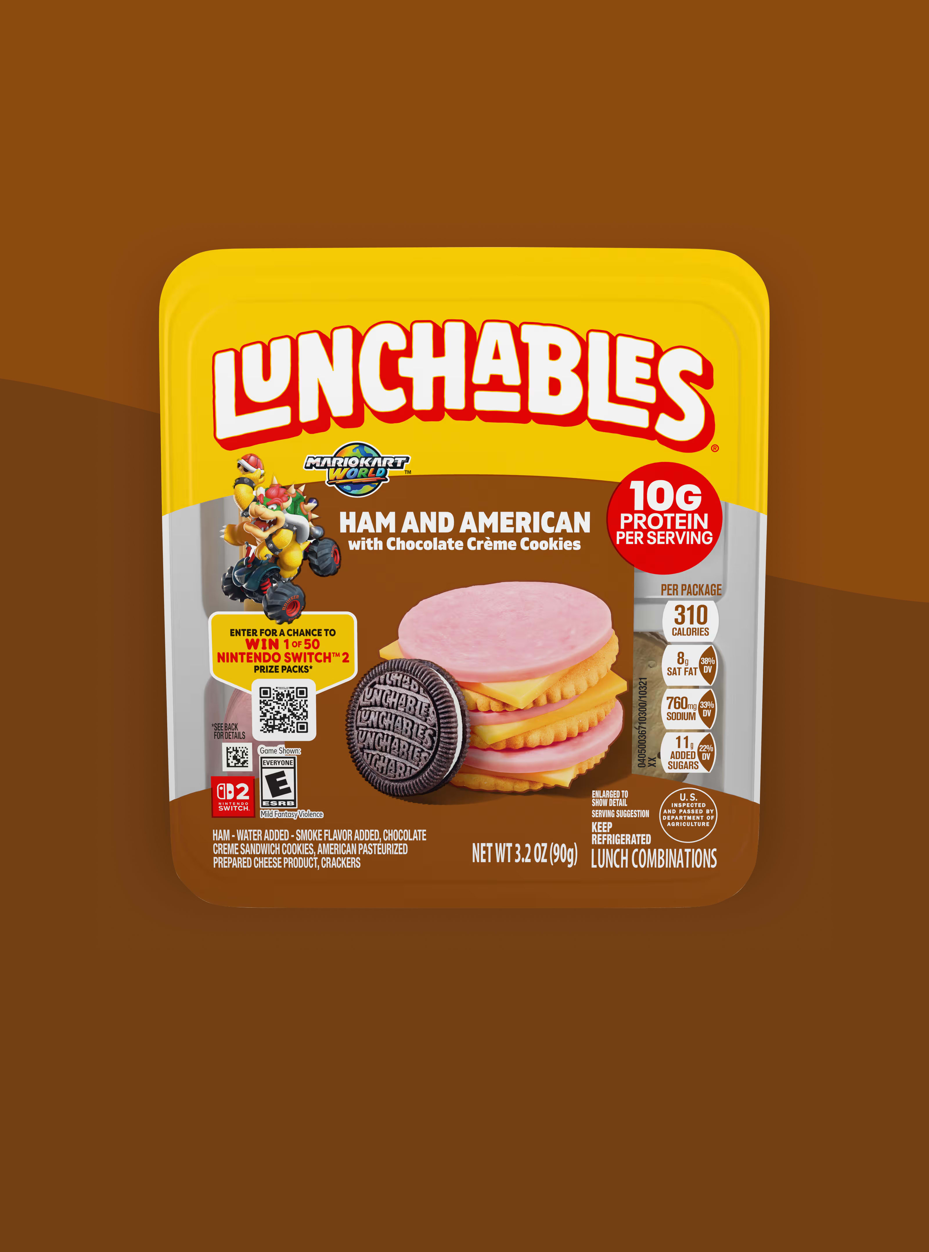 Ham & American with Chocolate Creme Cookies