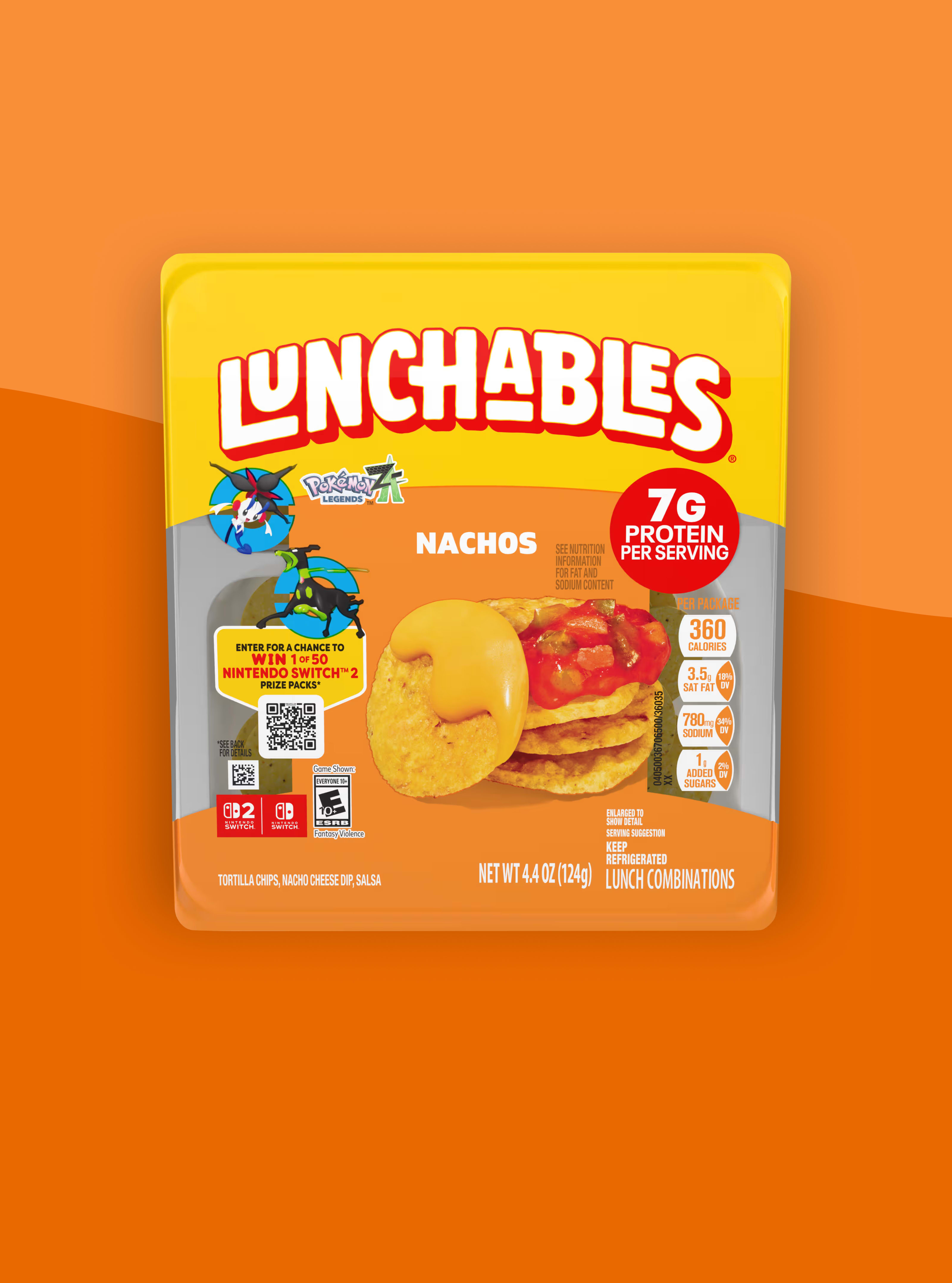 Nachos with Cheese Dip and Salsa