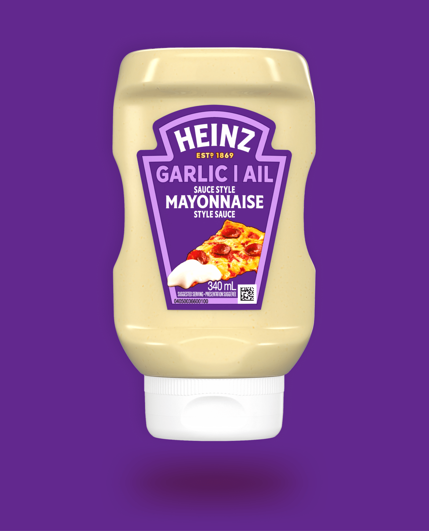 Heinz Garlic Sauce Style Mayonnaise Bottle