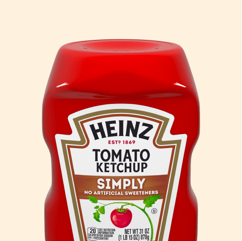 Shop Heinz Simply No Artificial Sweeteners Tomato Ketchup. Explore our range of no artificial sweeteners products, offering the classic Heinz taste with a commitment to natural ingredients. Features the iconic keystone label and a ripe red tomato.