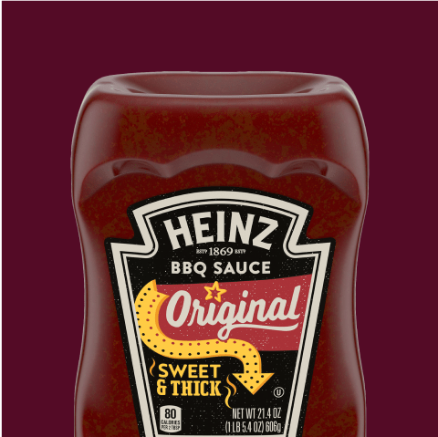 Shop Heinz Original BBQ Sauce, a sweet and thick BBQ sauce perfect for all your grilling needs. Explore our range of BBQ sauce products, featuring the iconic Heinz keystone label and rich, smoky flavor.