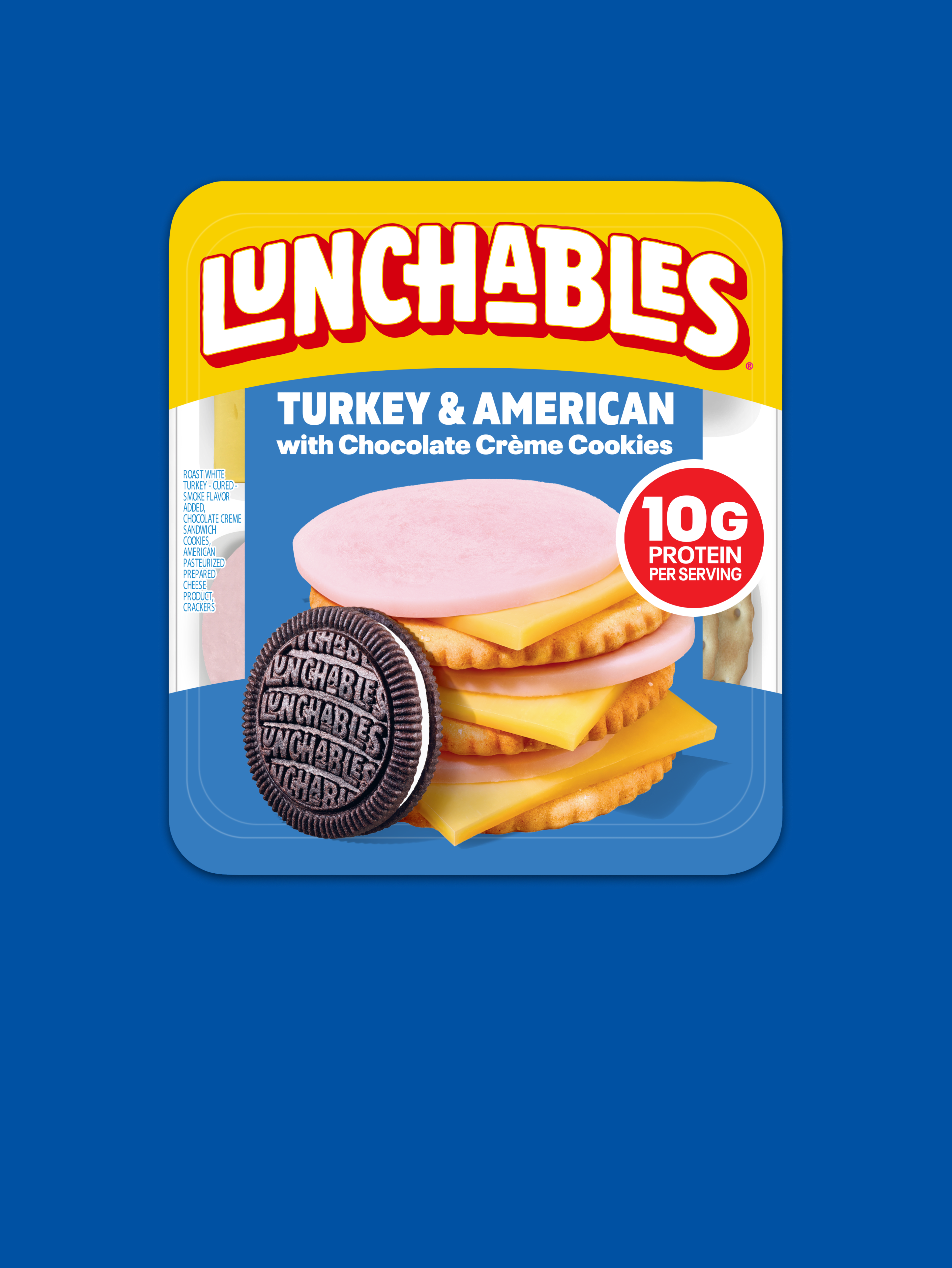 Lunchables Turkey & American with Chocolate Crème Cookies