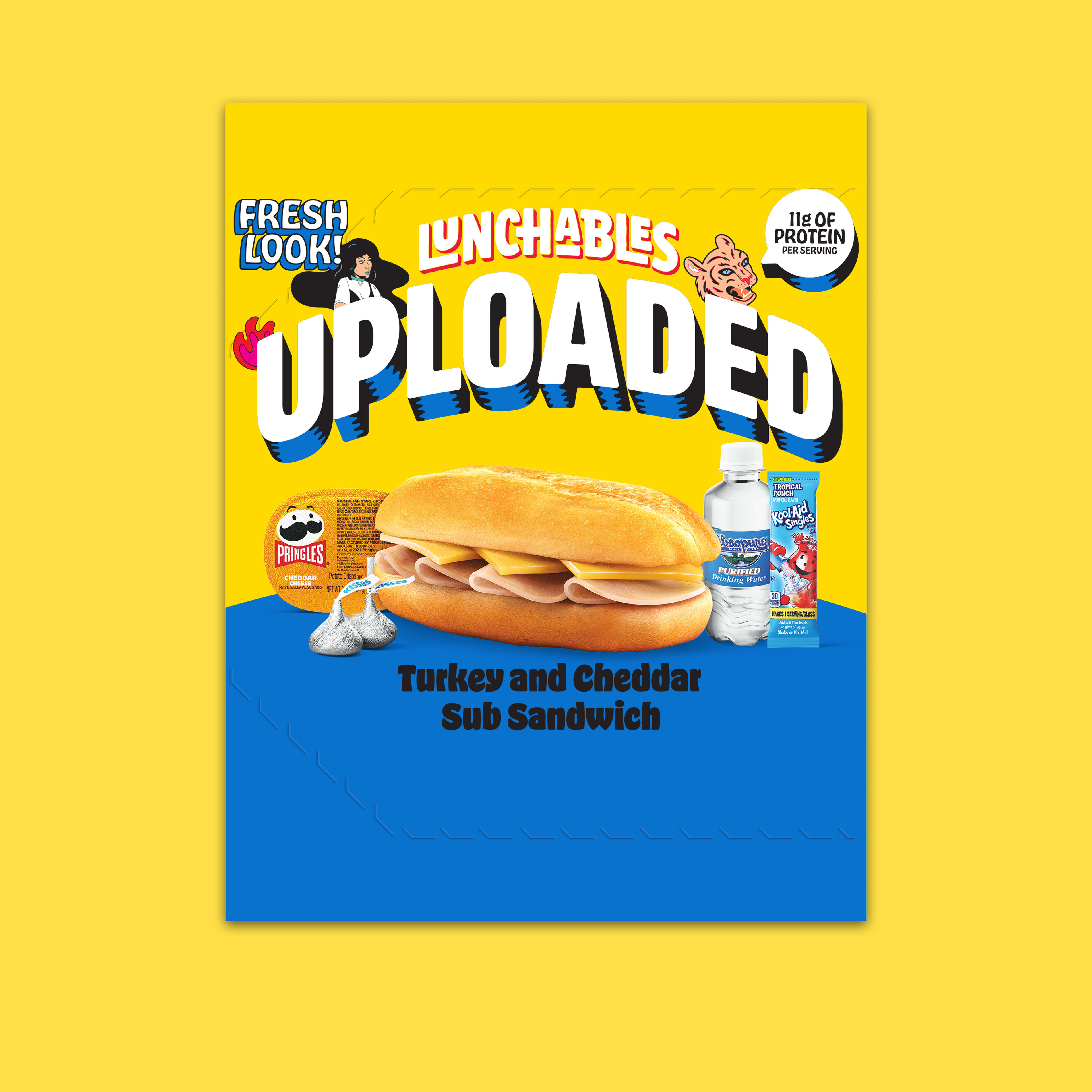 Lunchables Uploaded Turkey and Cheddar Sub Sandwich Kit