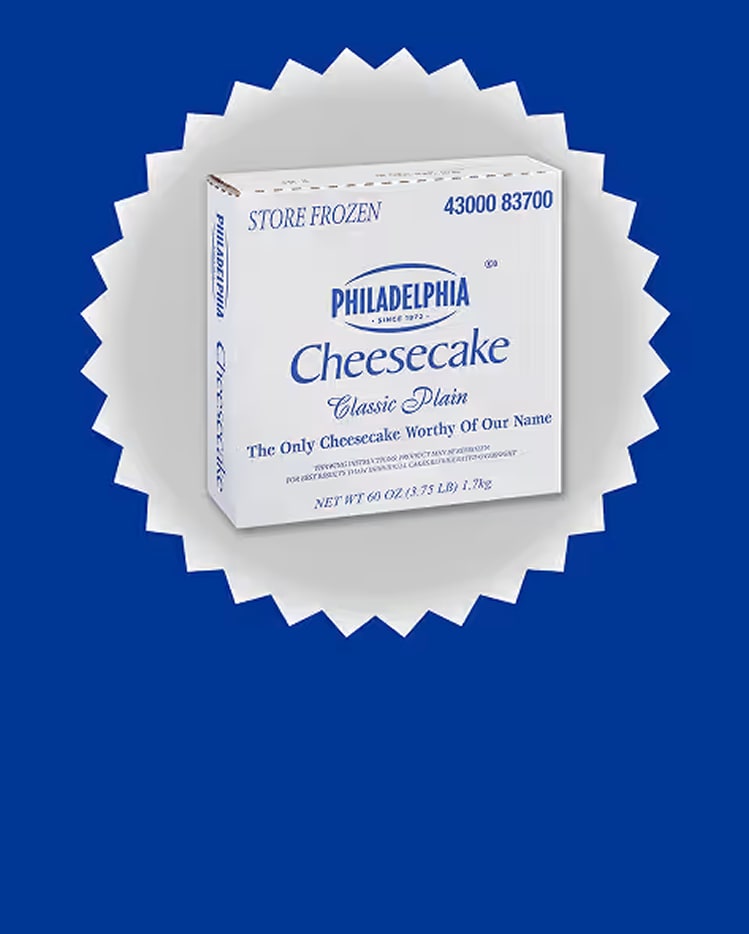 Philadelphia Plain Cheesecakes - 4x60oz