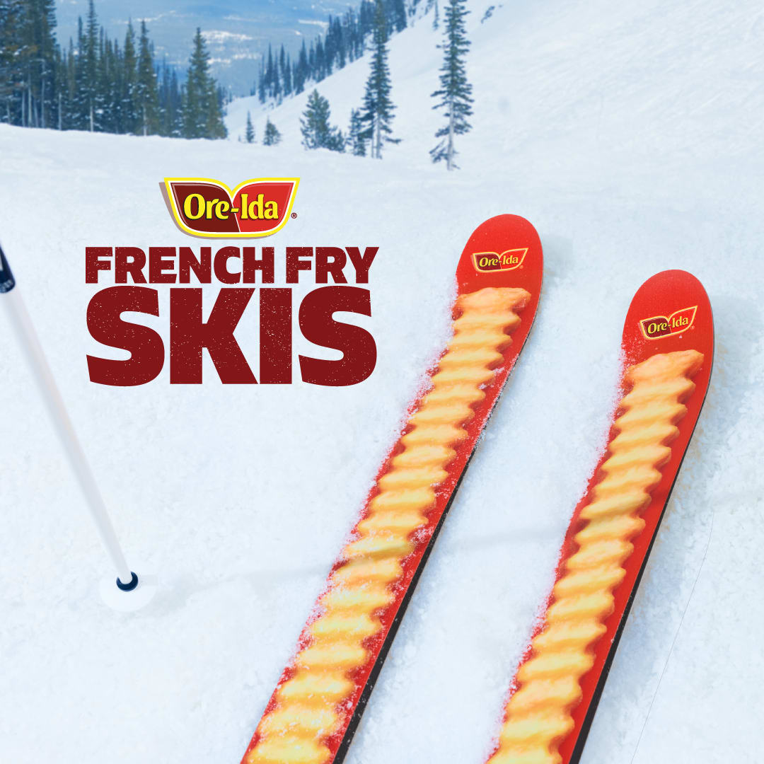 Ore-Ida Crinkle Cut Carvers skis