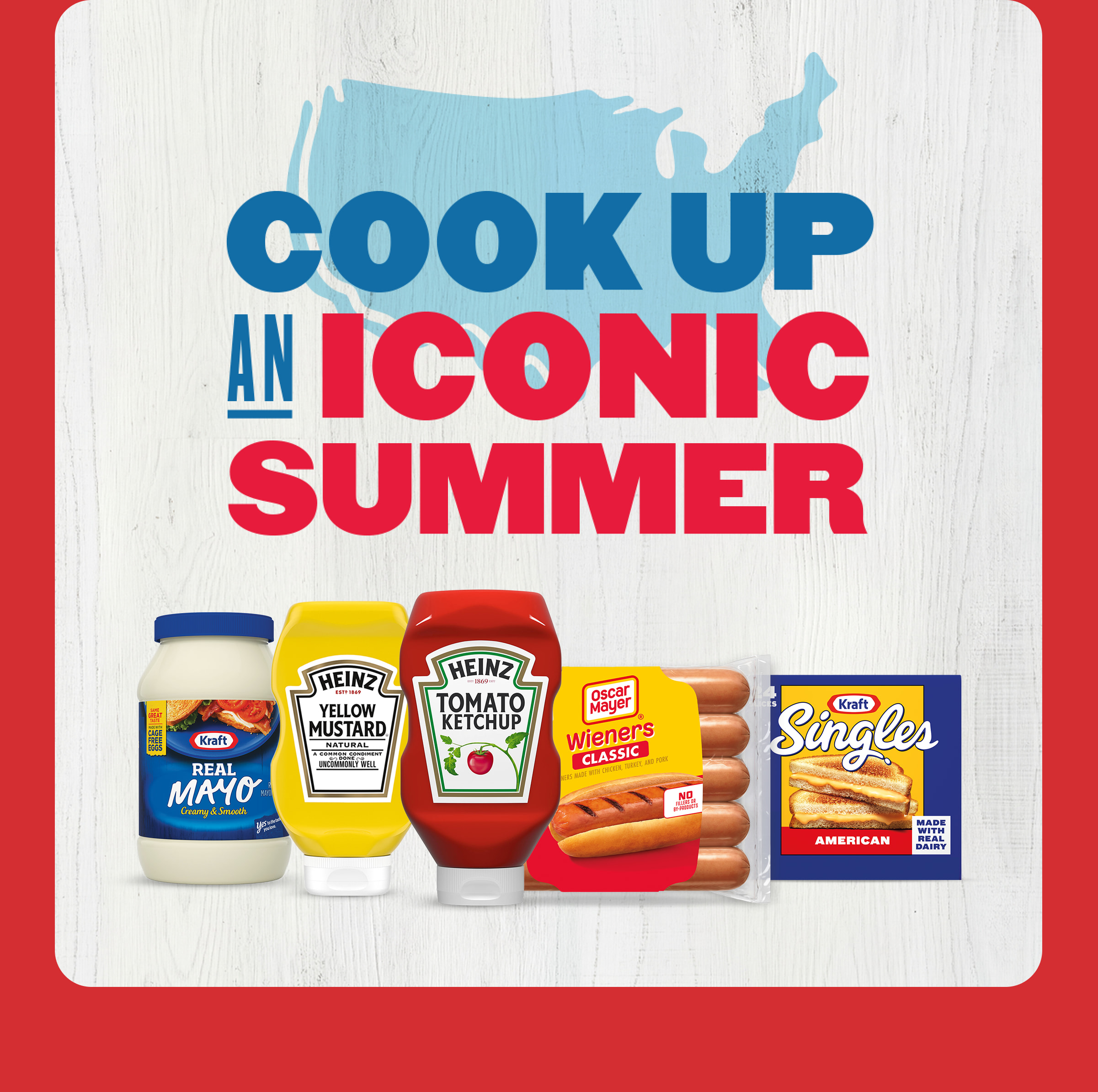 Iconic Summer BBQ Essentials with Kraft, Heinz, and Oscar Mayer