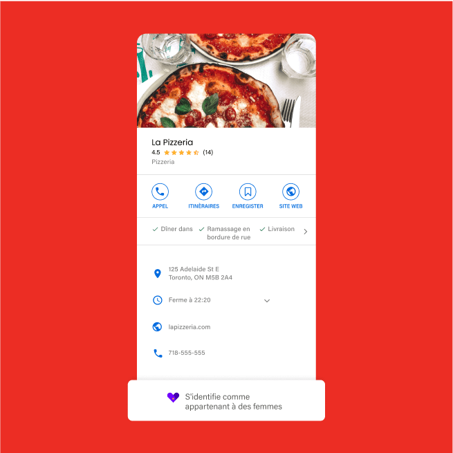 Pizza Margherita au restaurant La Pizzeria