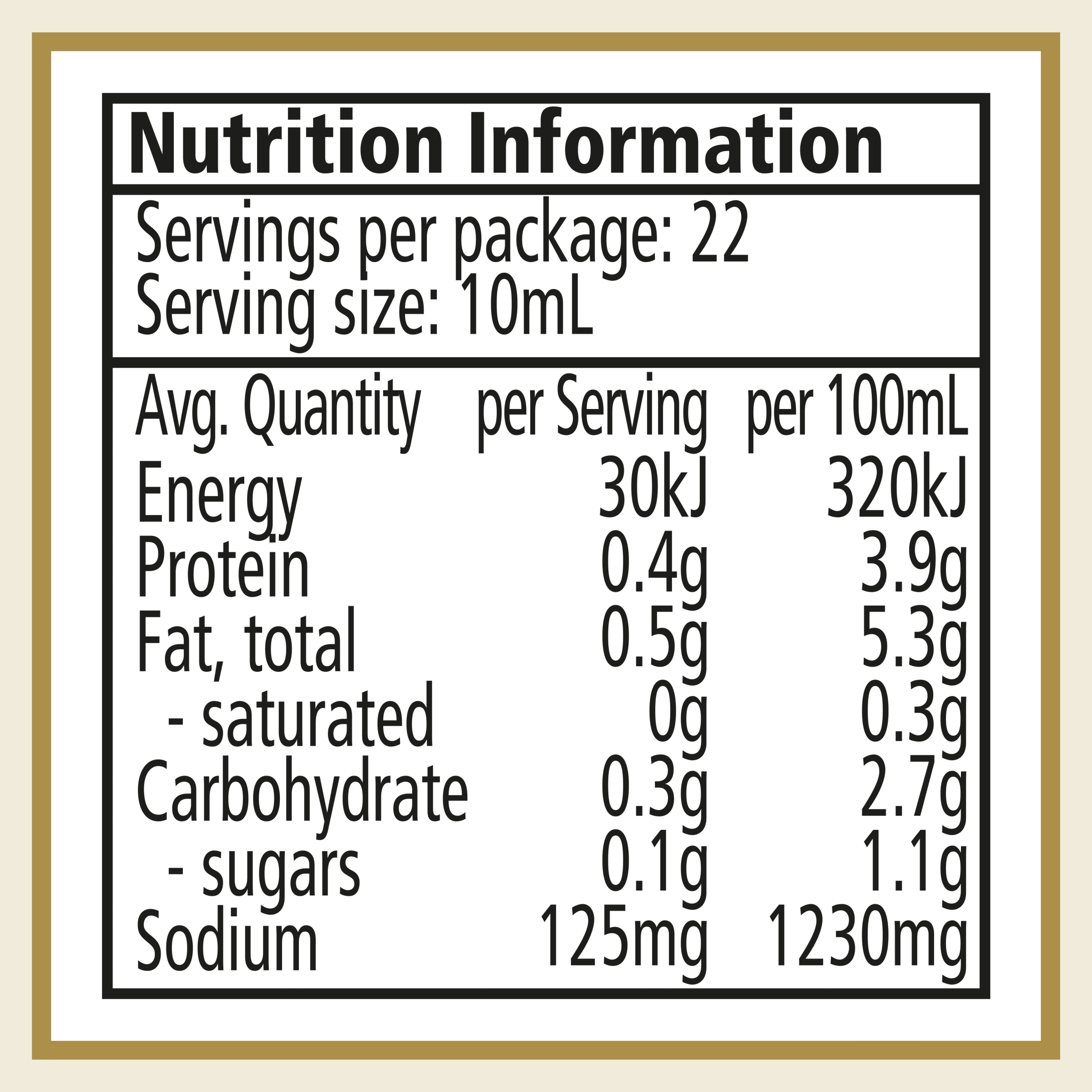 Nutrition info for this product.