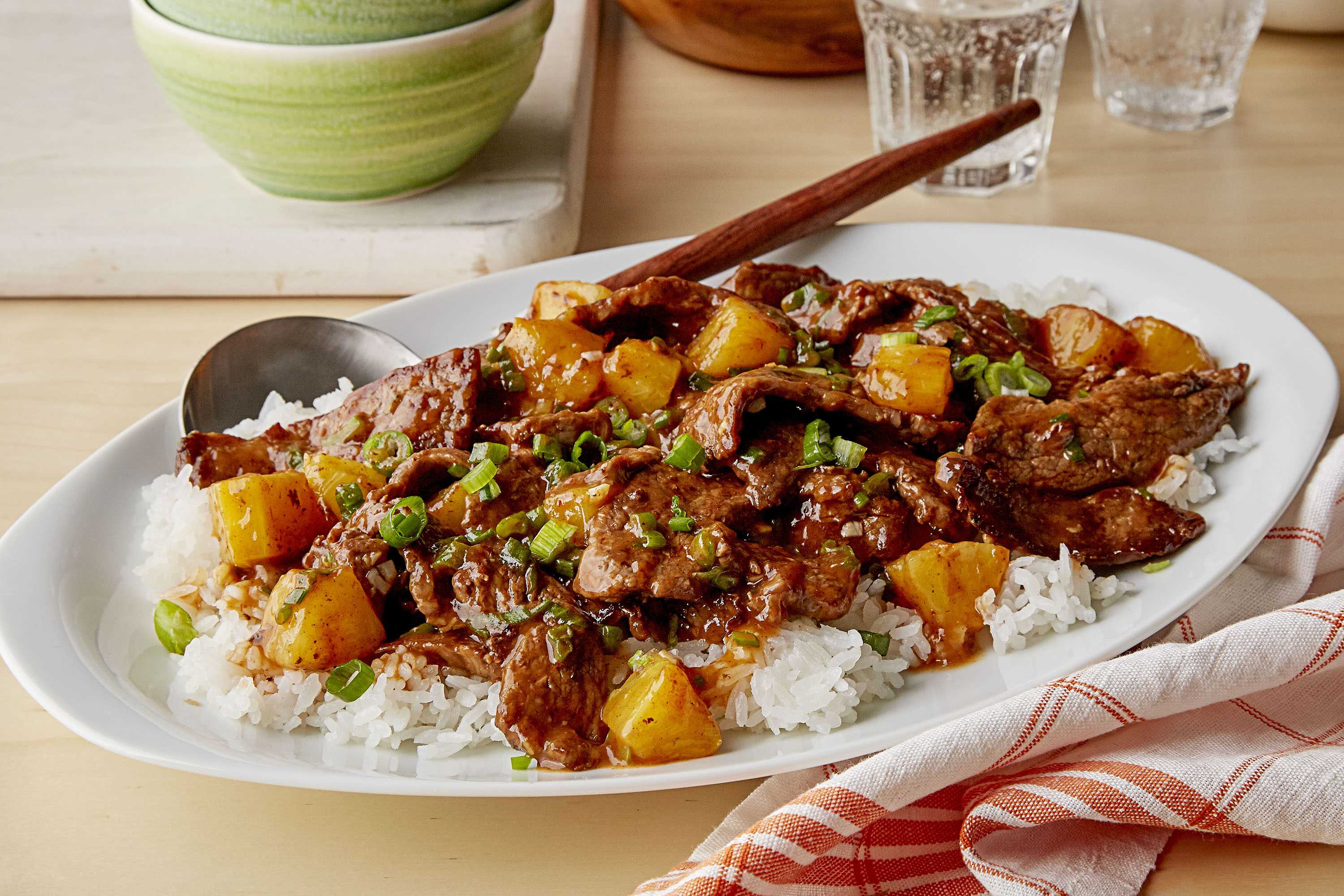 Pineapple Beef Stir-Fry