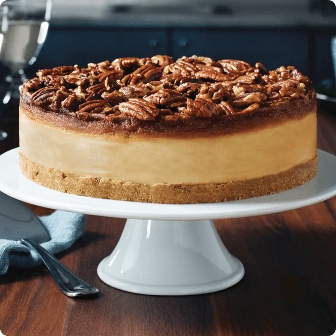 Gâteau au fromage façon tarte aux pacanes