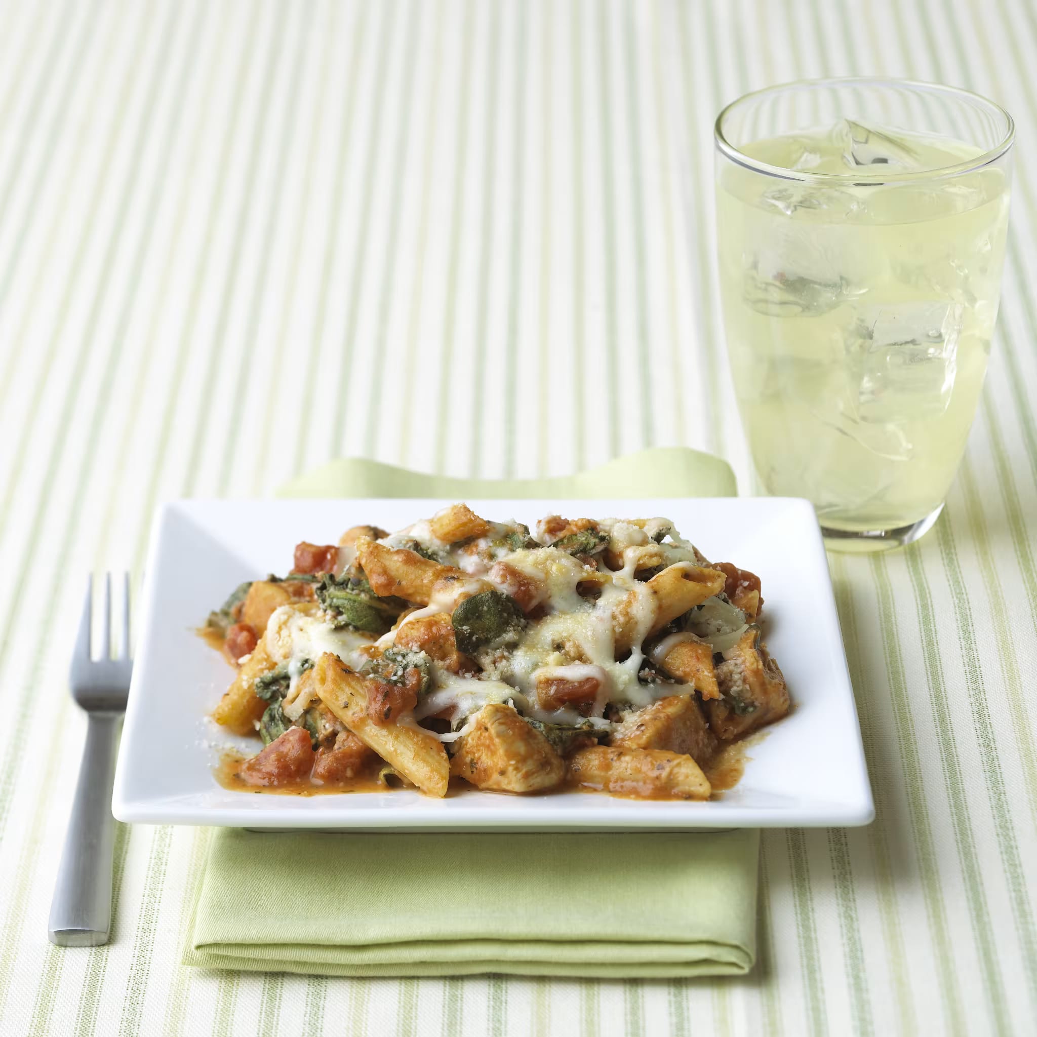 Three-Cheese Chicken-Penne Pasta Bake