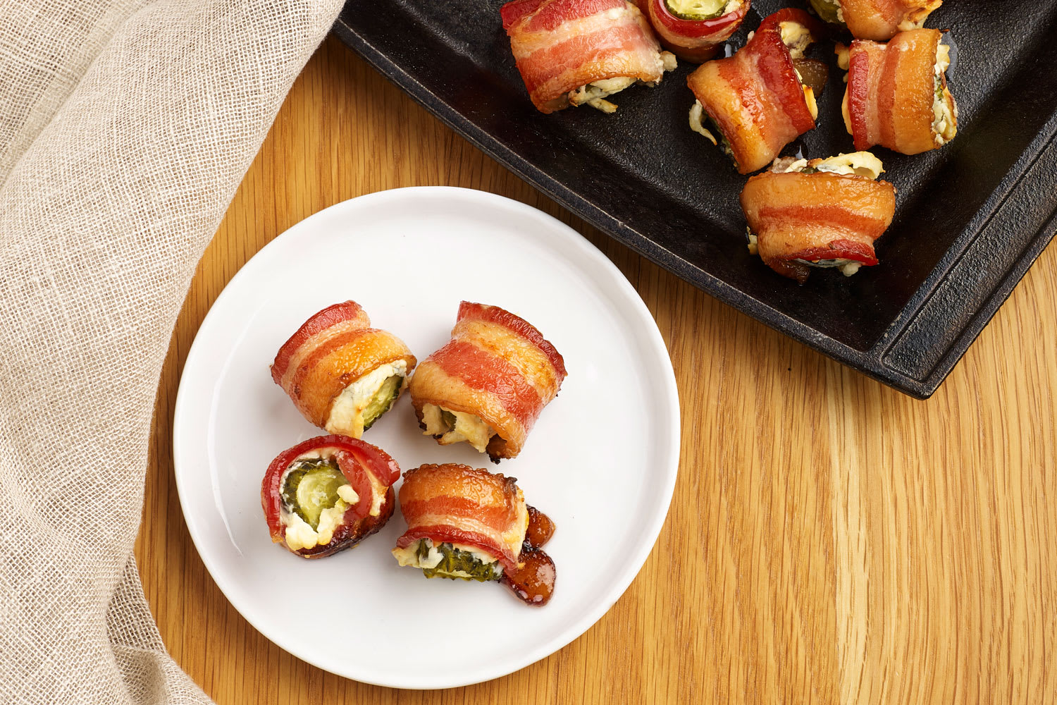 Bacon-Wrapped Pickle Bites