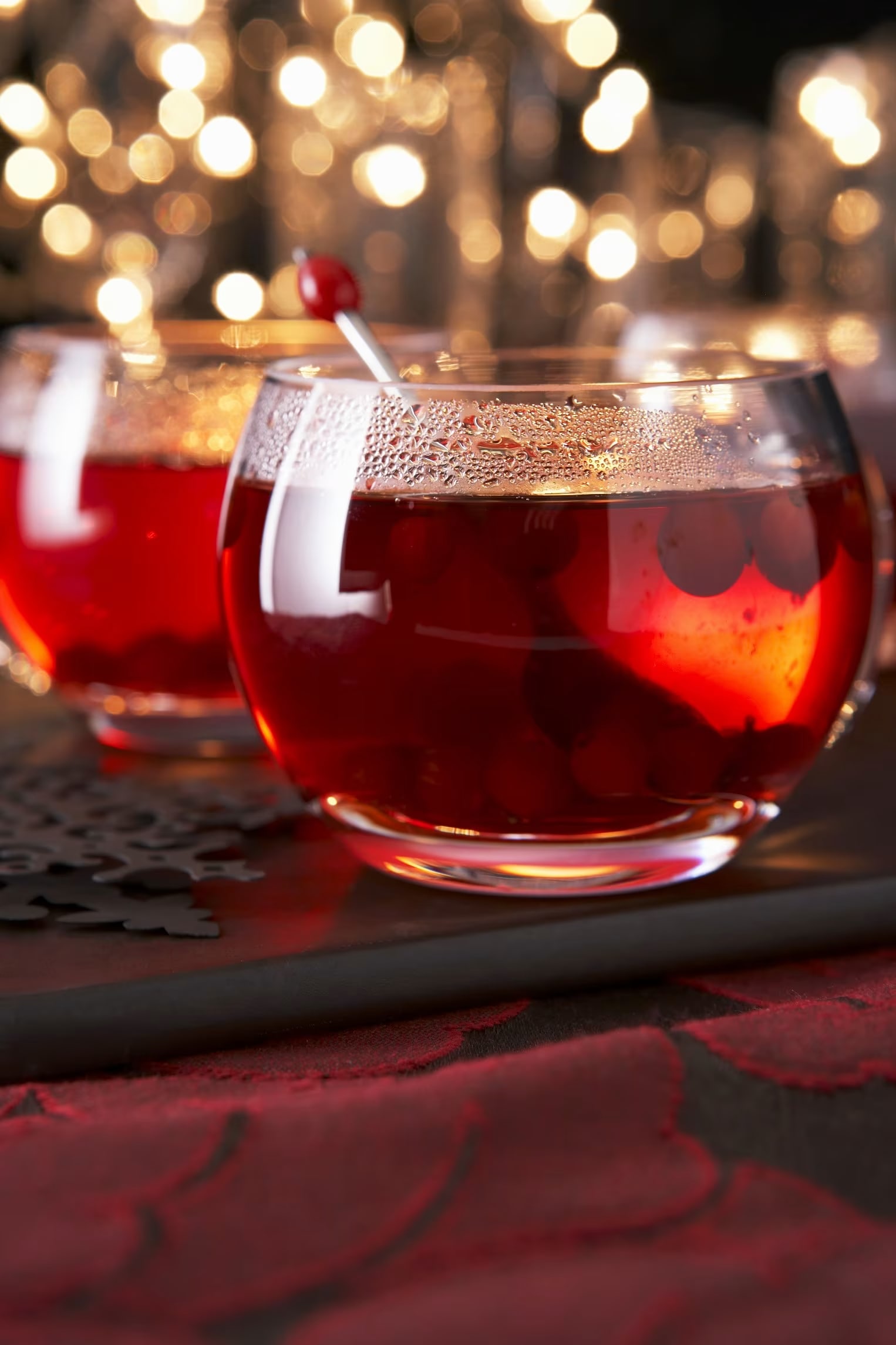 Pomegranate-Cranberry Punch