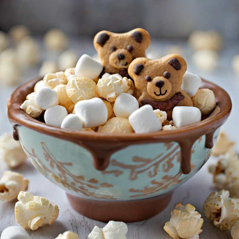 Bearly Hot Chocolate Snack Mix