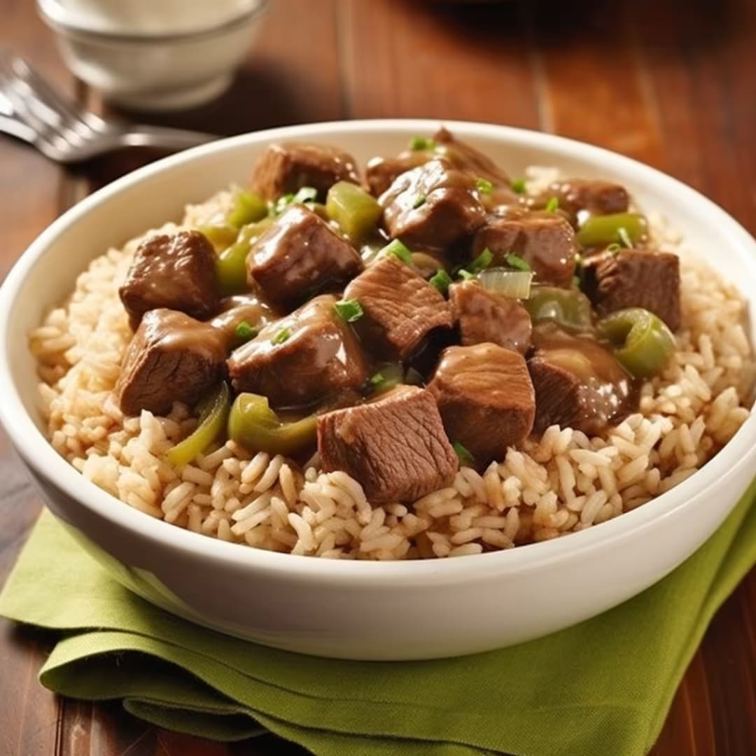 Beef Tips and Rice Recipe