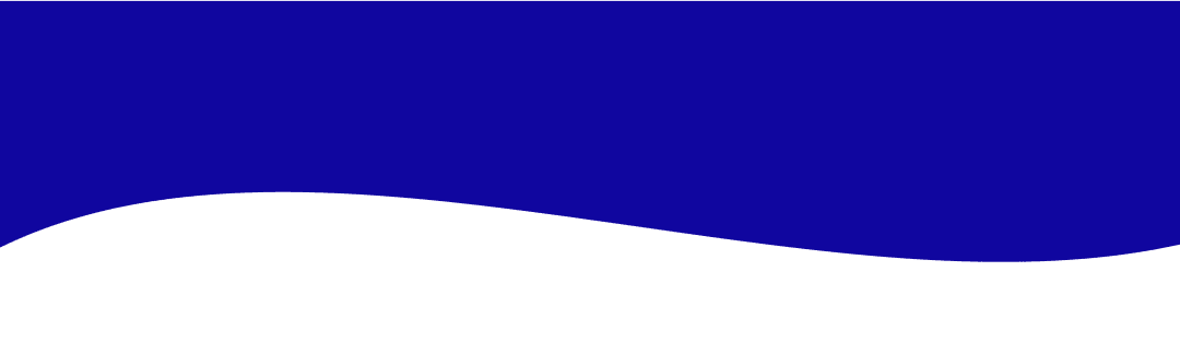 Blue wave over white background.