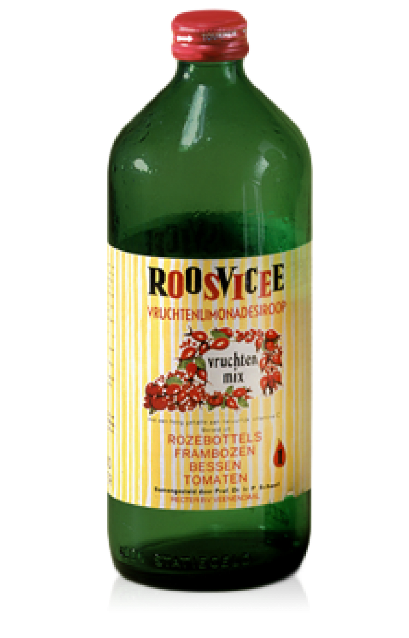 Een antieke Roosvicee fles.