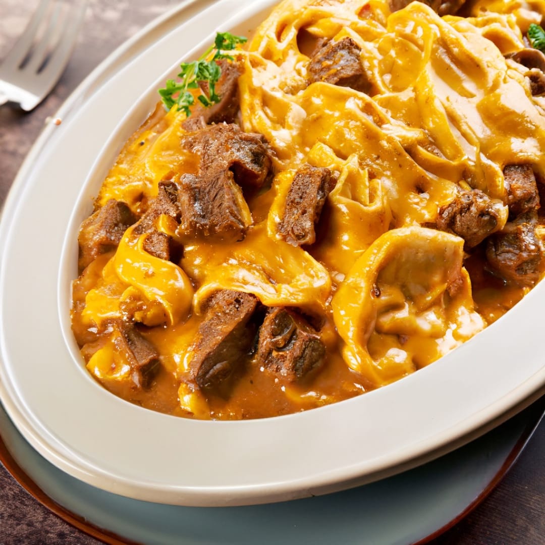 VELVEETA® Cheesy Beef Stroganoff