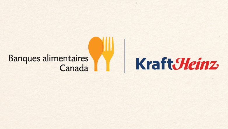 Logo de Banques Alimentaires Canada et Kraft Heinz.