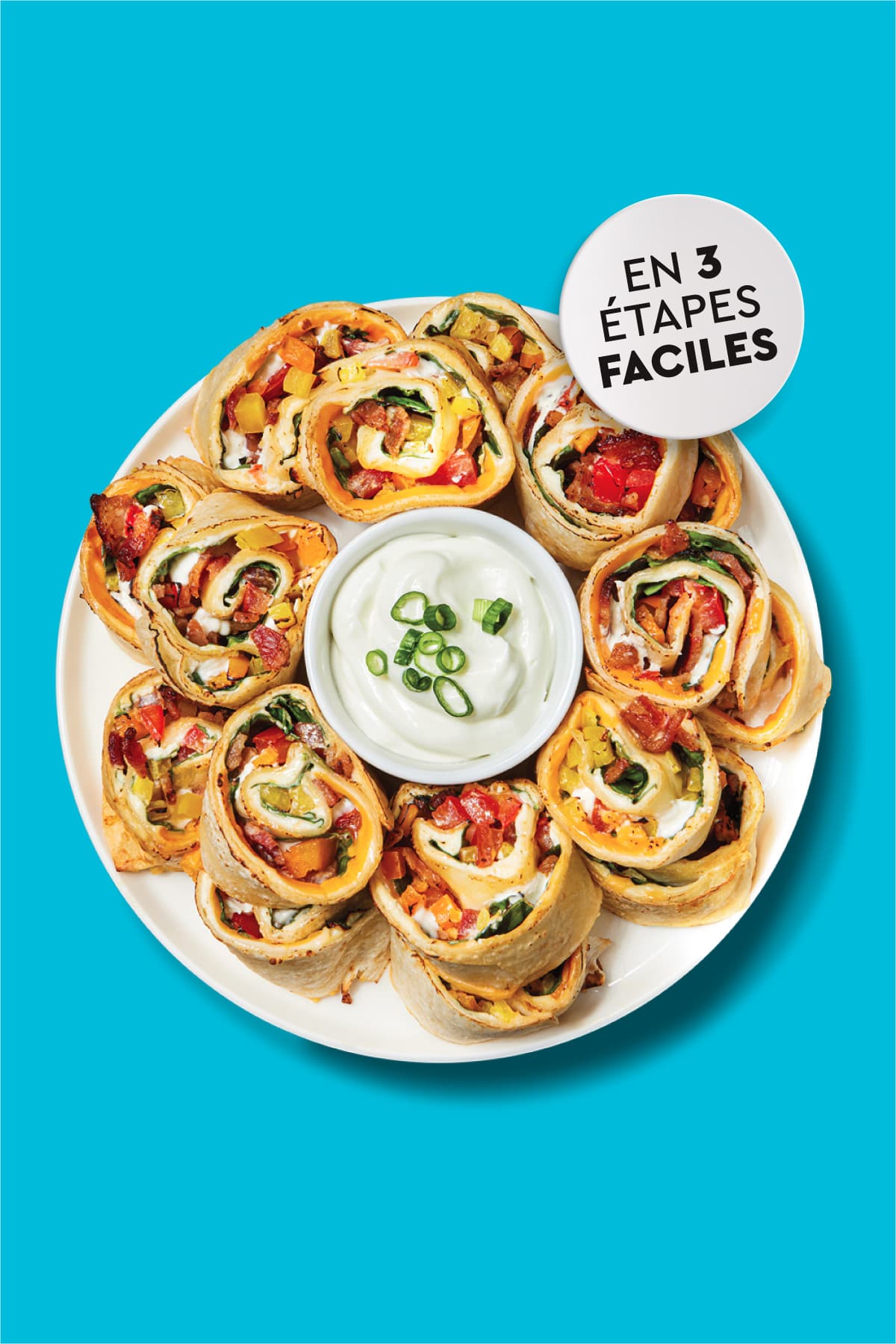 Antojitos au bacon et à la tomate