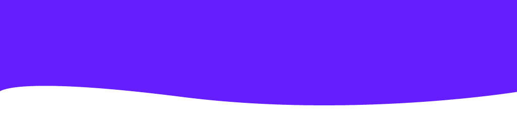 Fioletowa fala na białym tle.