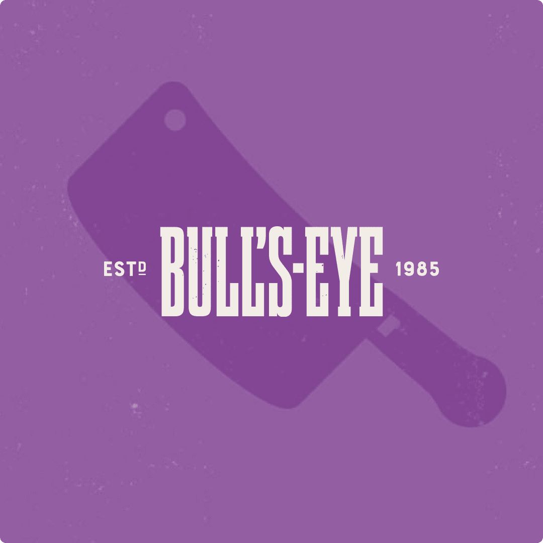 En lilla flise med et omrids af en stor kniv.