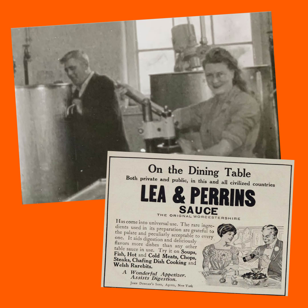 An old Lea and Perrins advertisement.