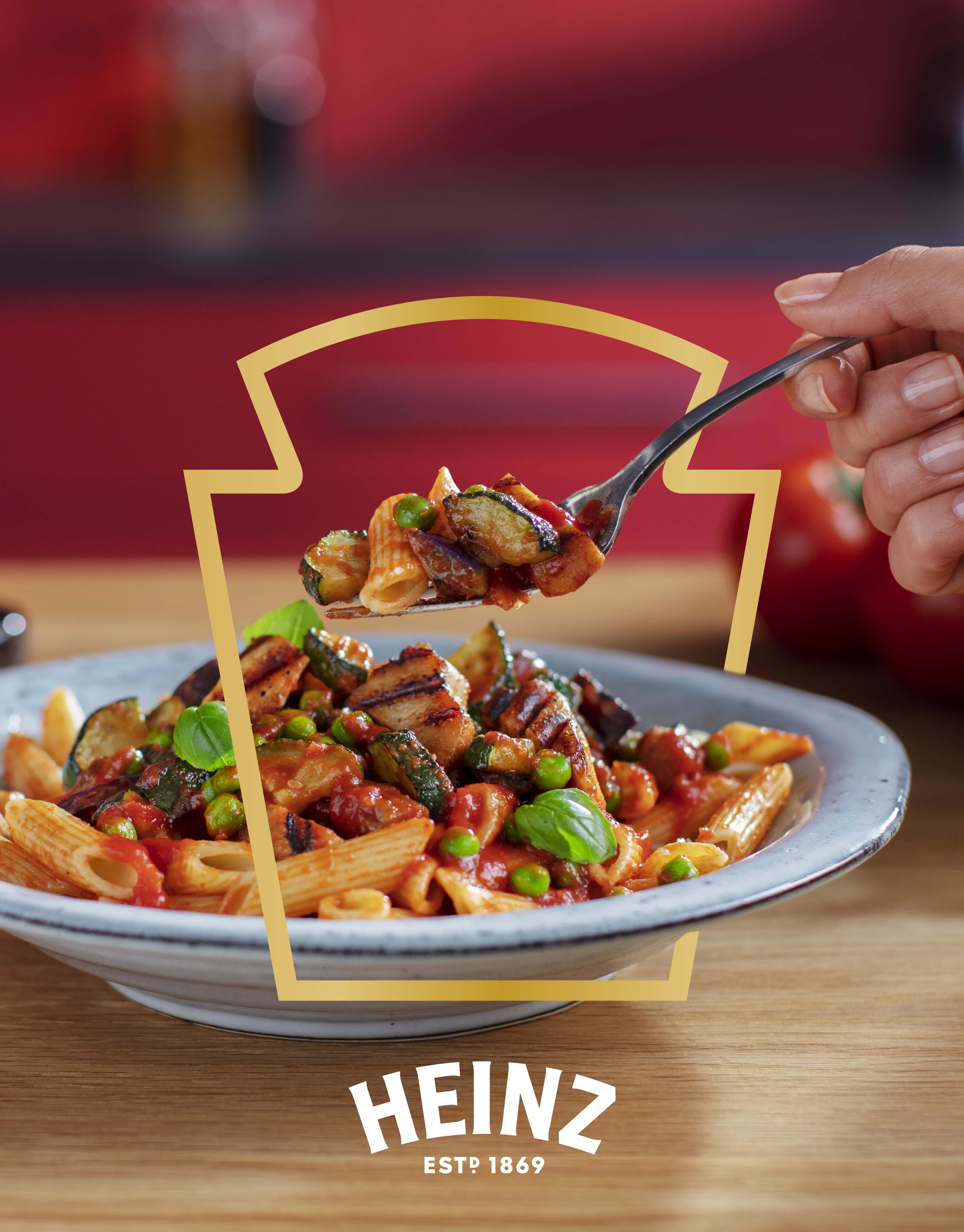 Pâtes au poulet grillé et aux légumes