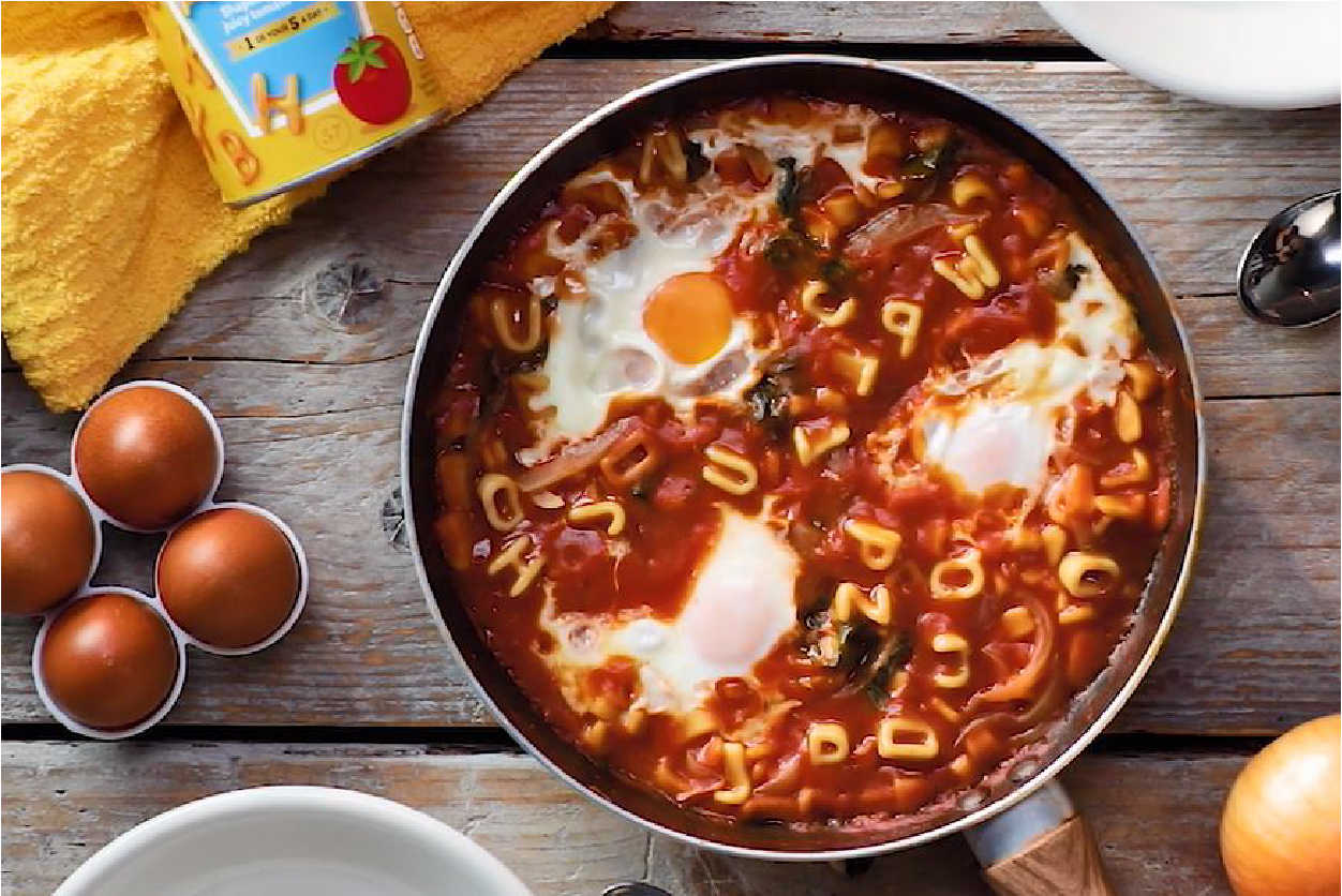 Alphabetti shakshuka