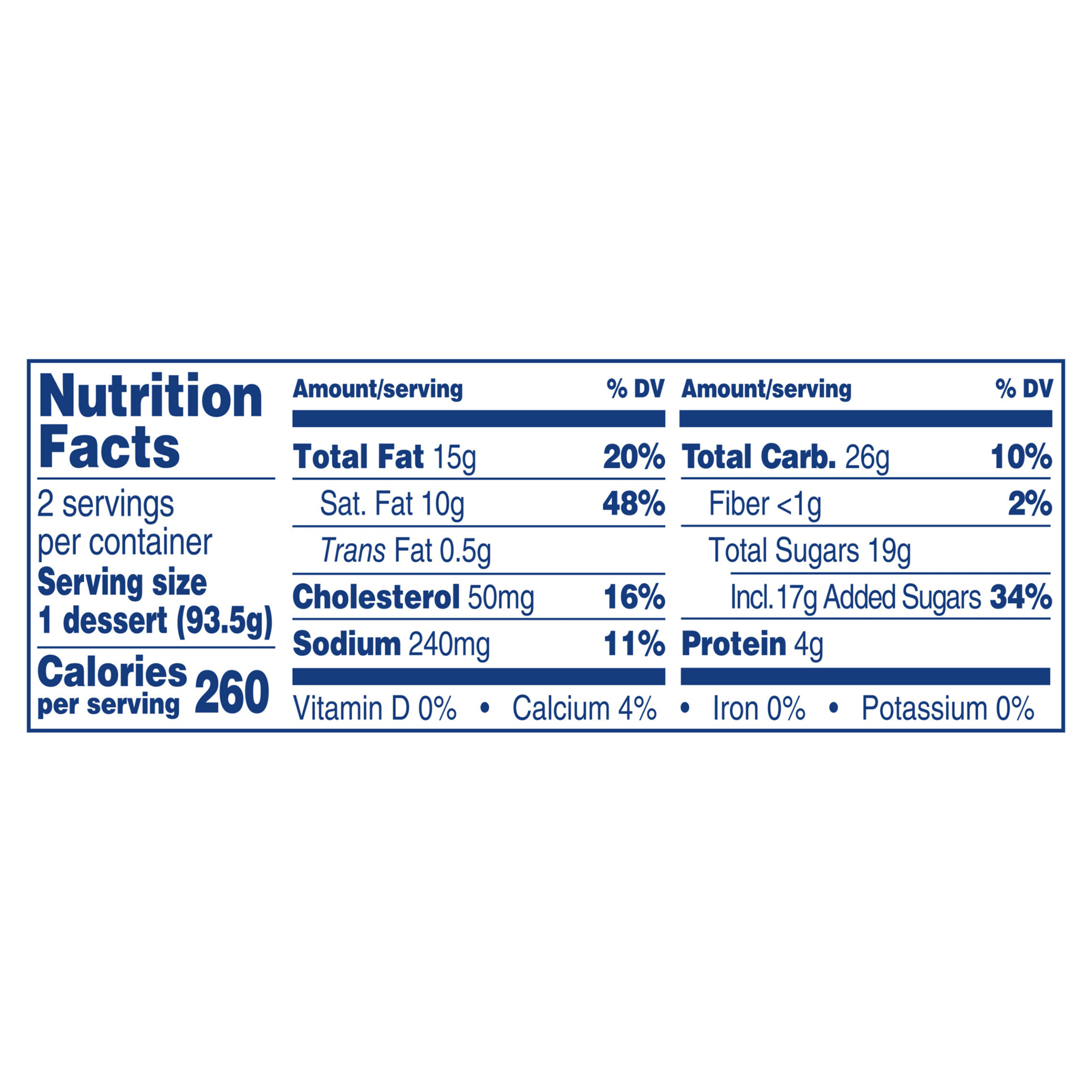 Nutrition info for this product.