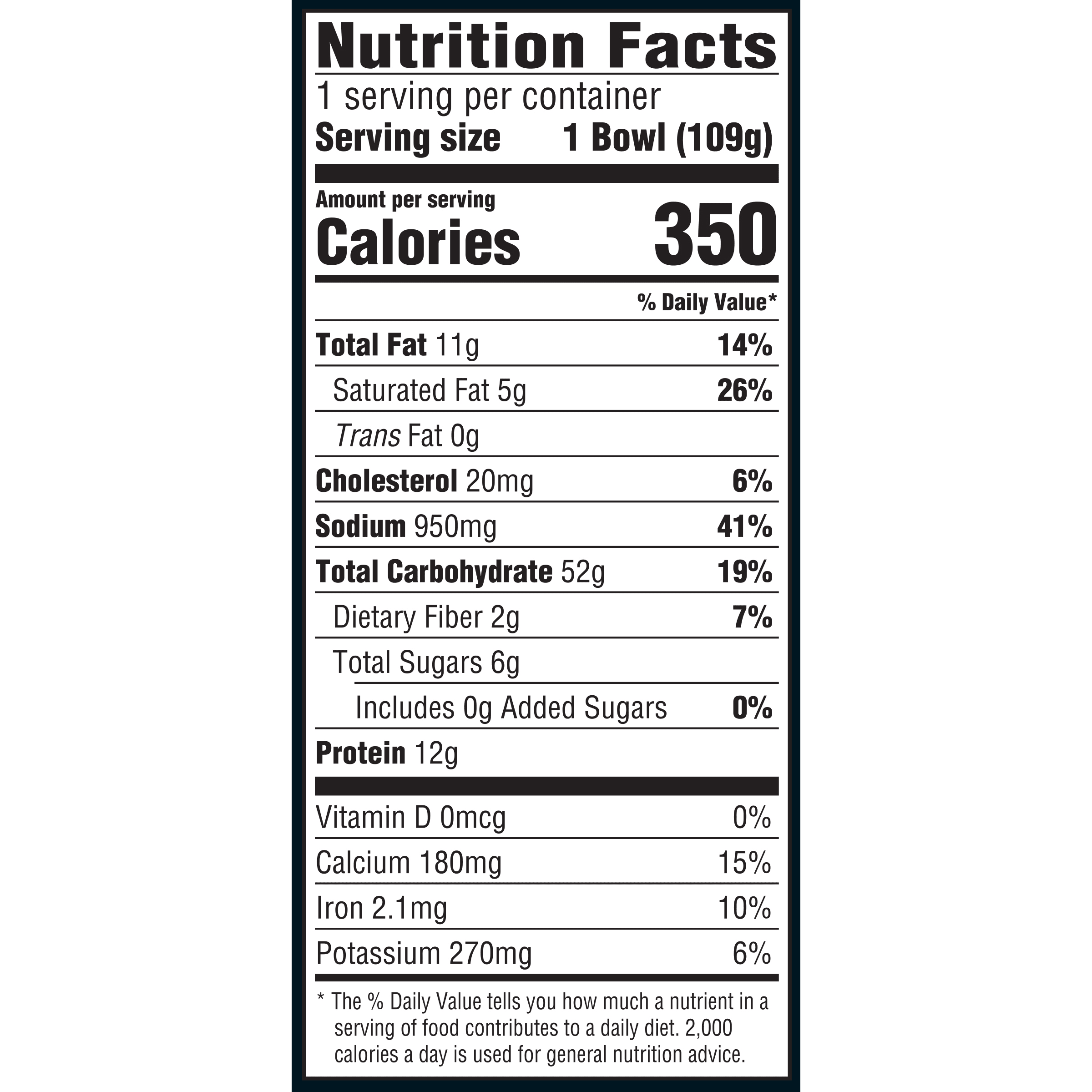 Nutrition info for this product.