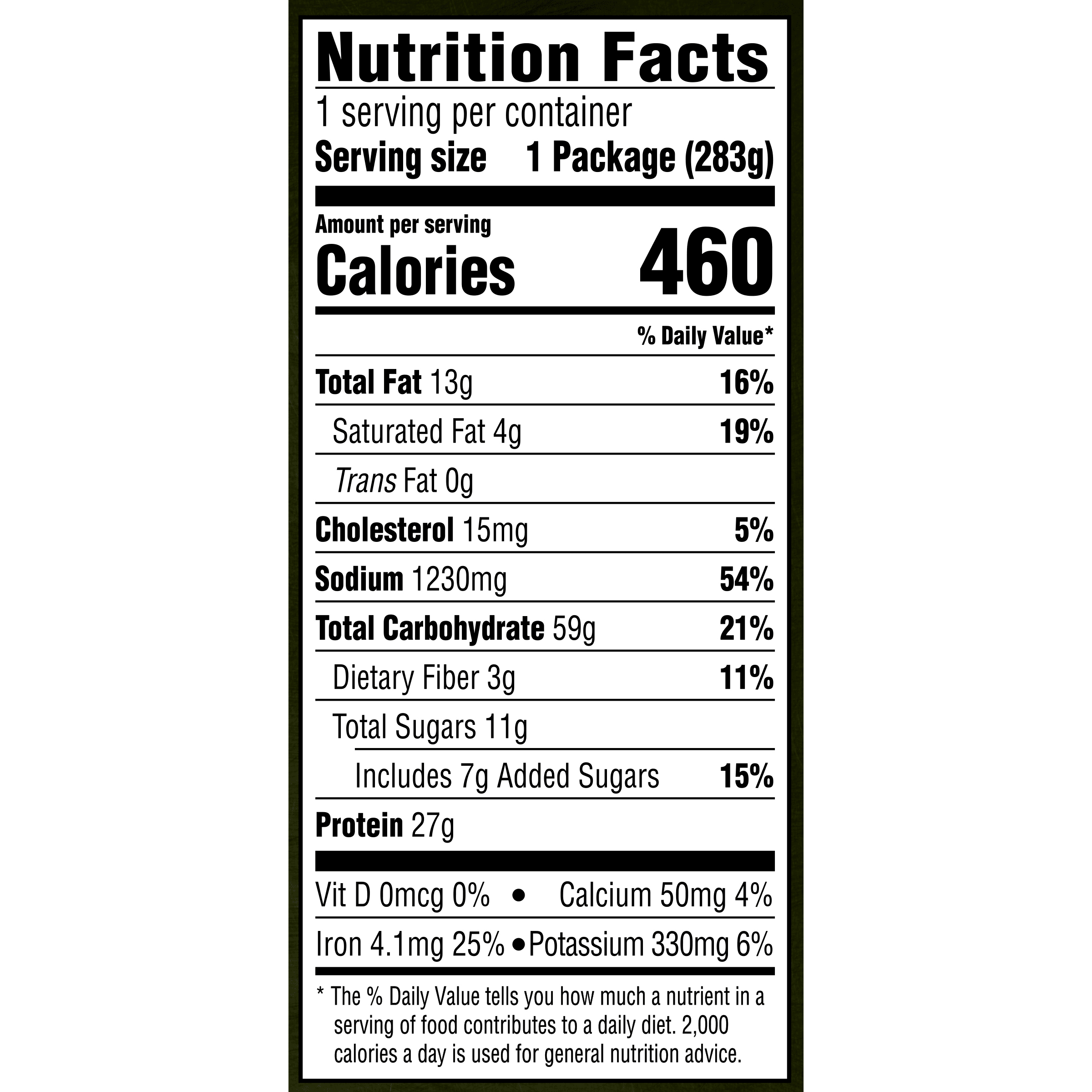 Nutrition info for this product.