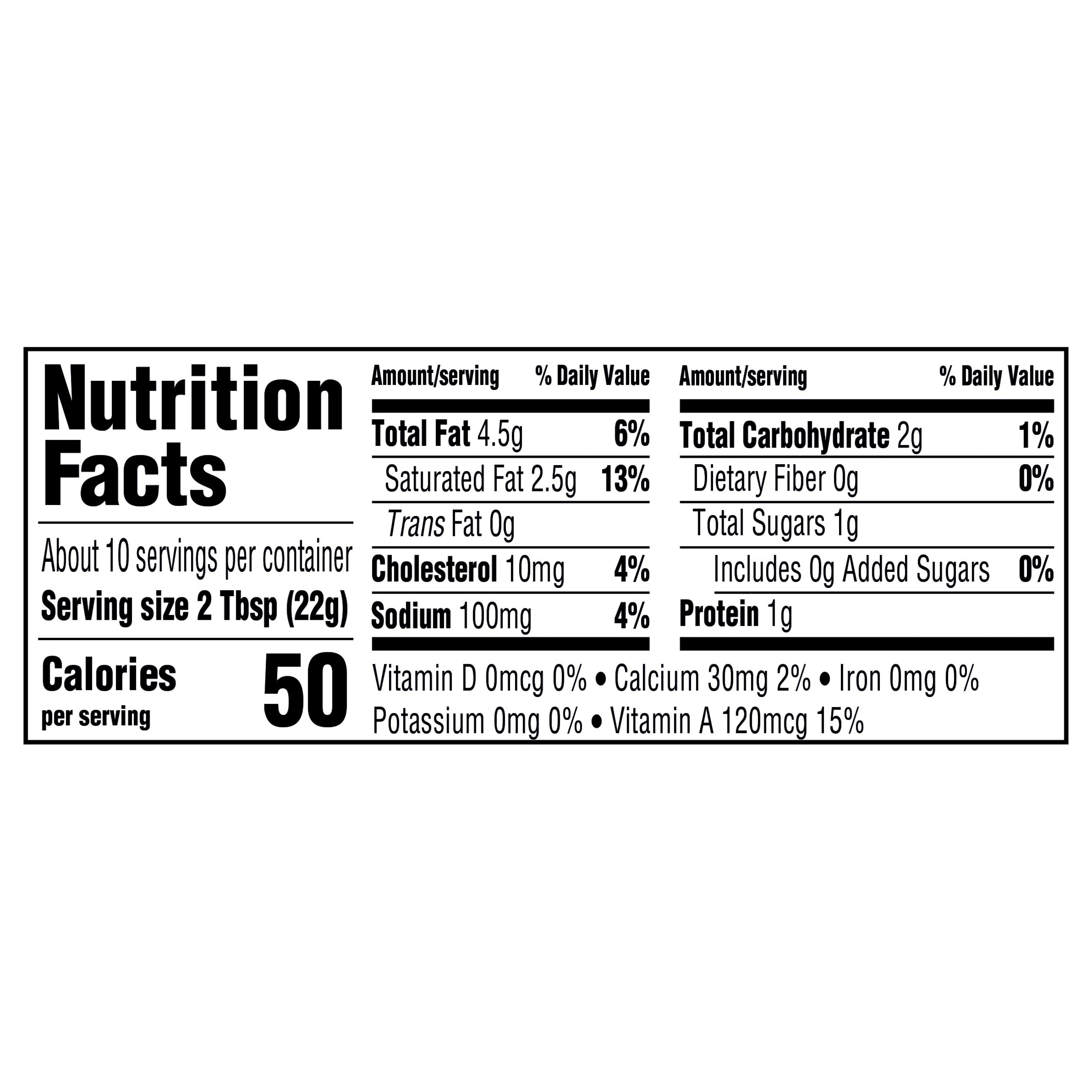 Nutrition info for this product.
