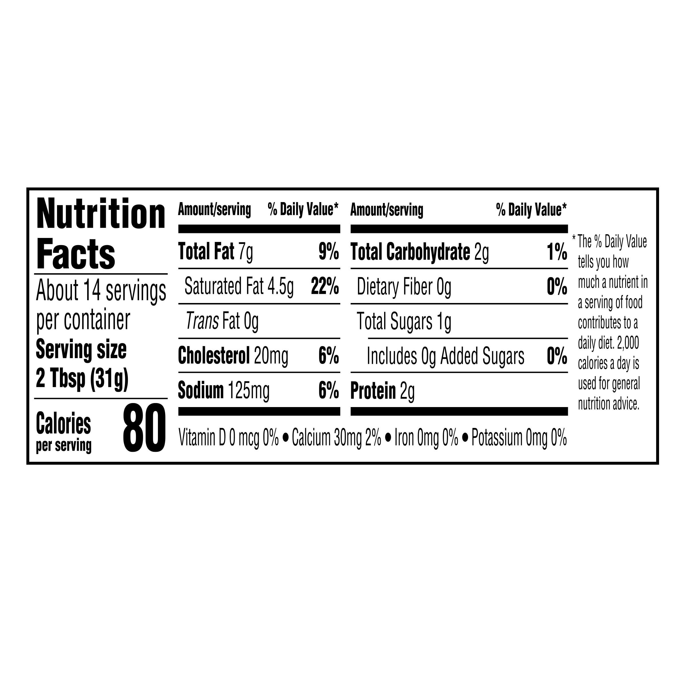 Nutrition info for this product.