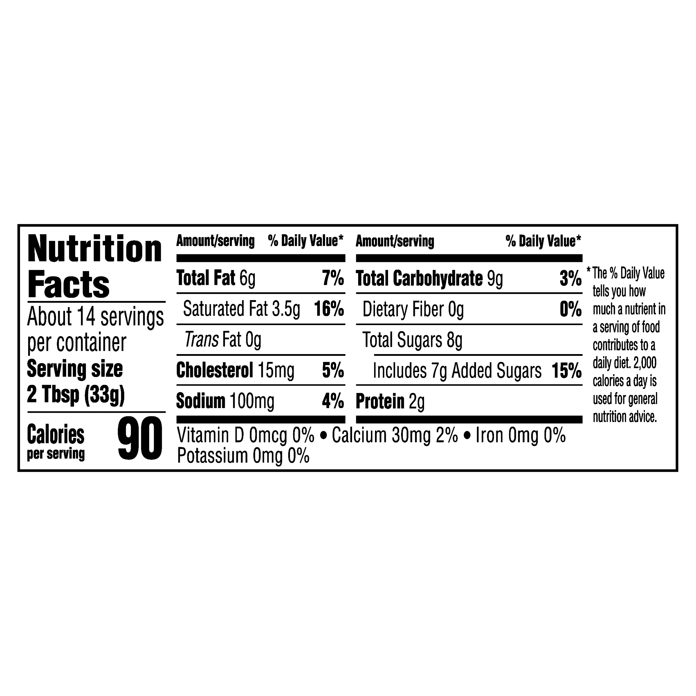 Nutrition info for this product.