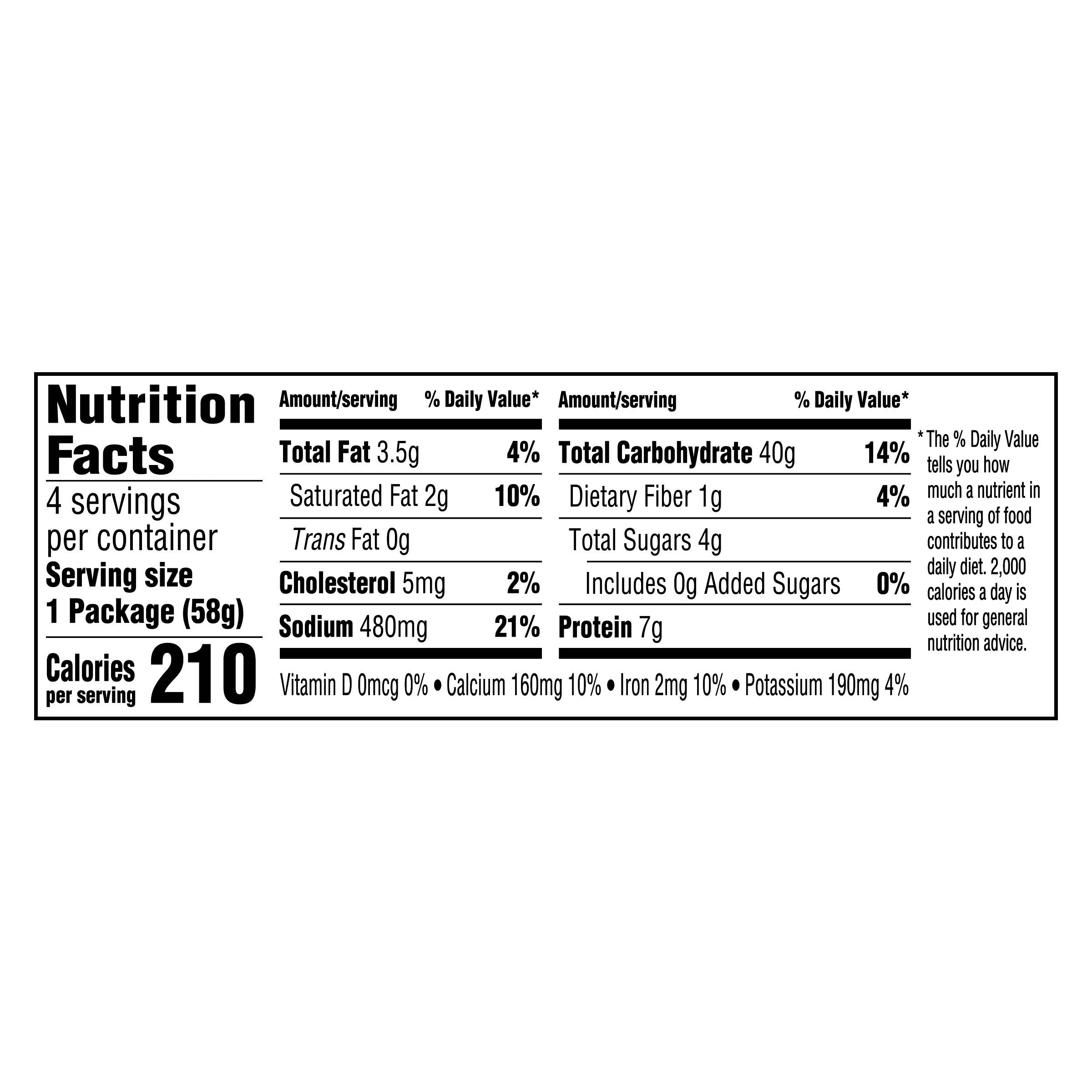 Nutrition info for this product.