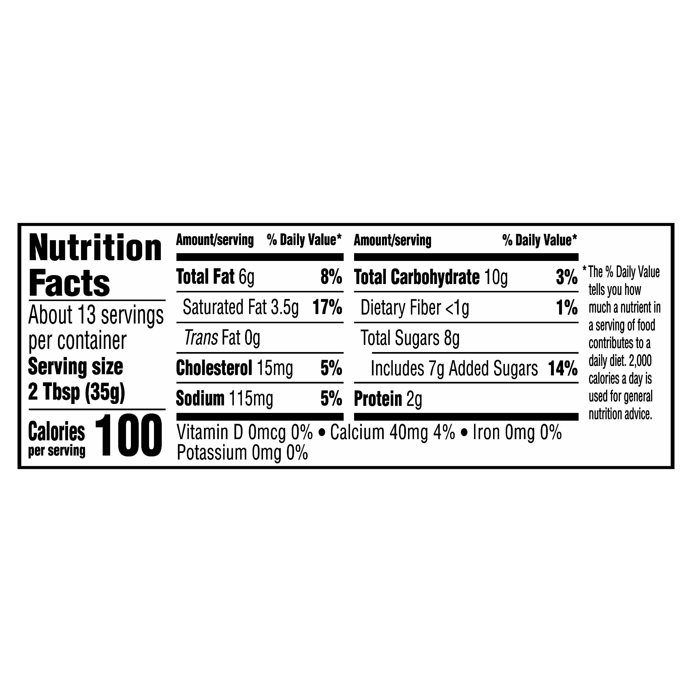 Nutrition info for this product.