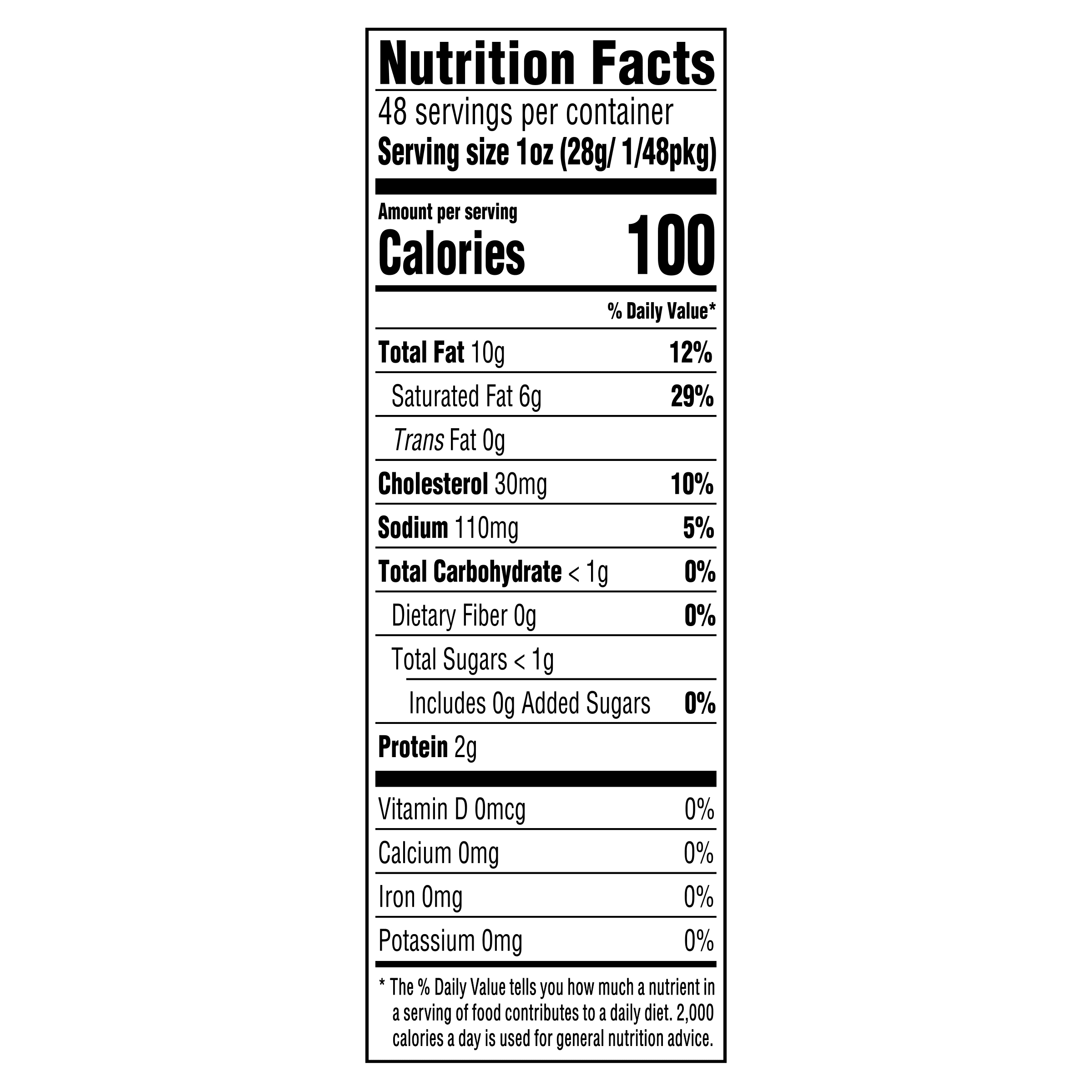 Nutrition info for this product.