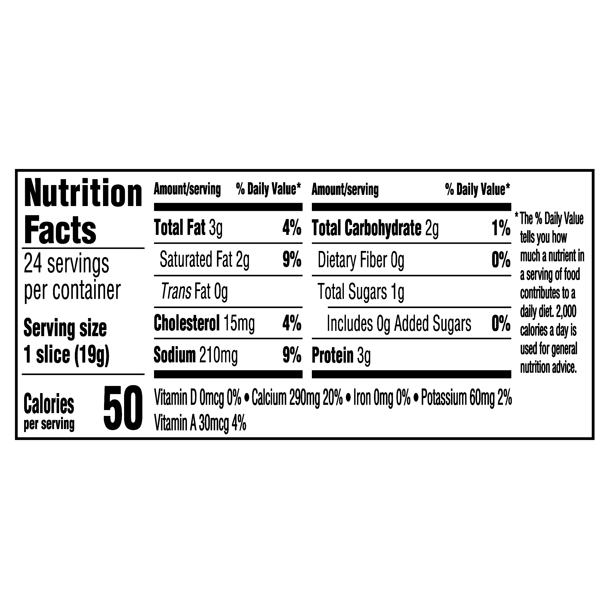 Nutrition info for this product.