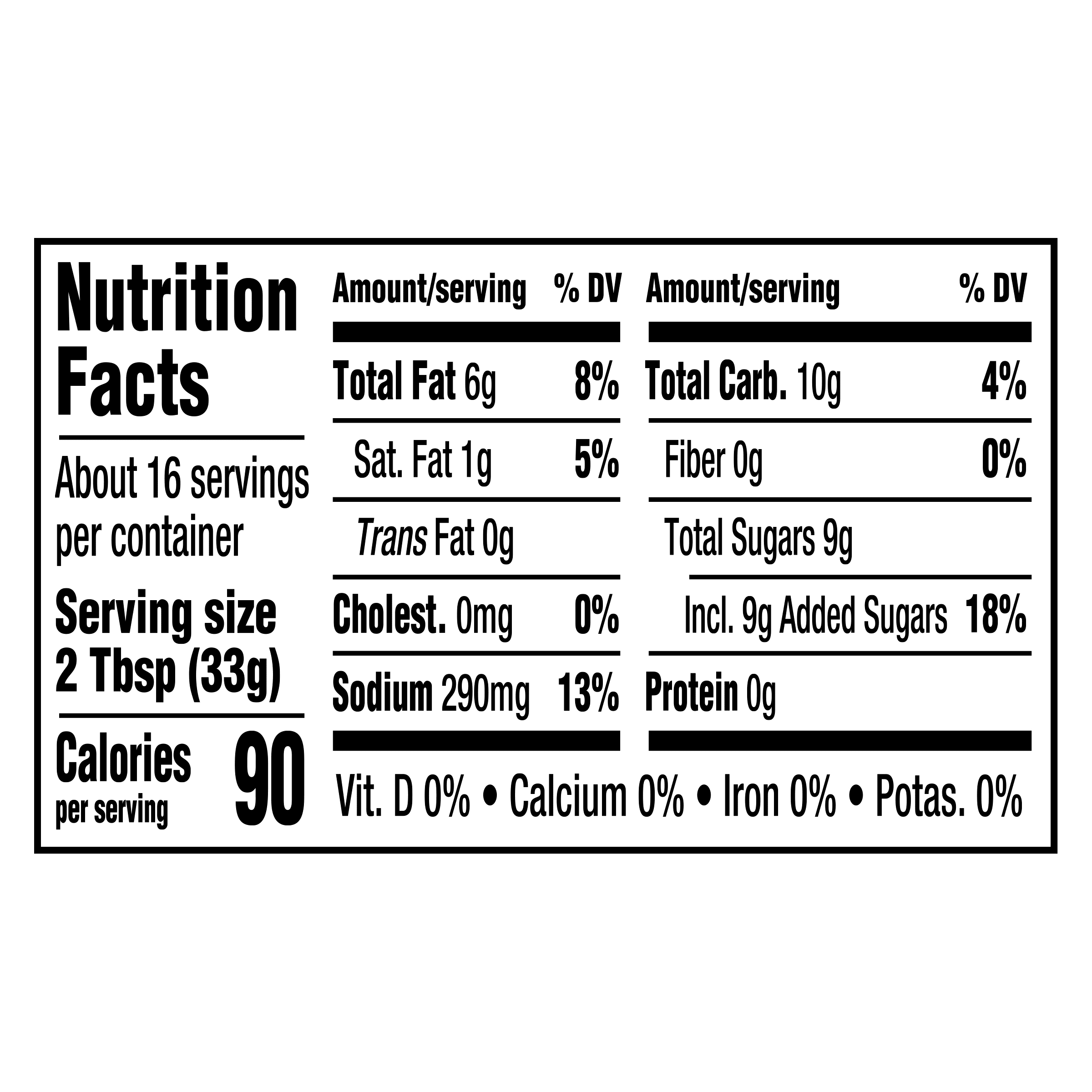 Nutrition info for this product.