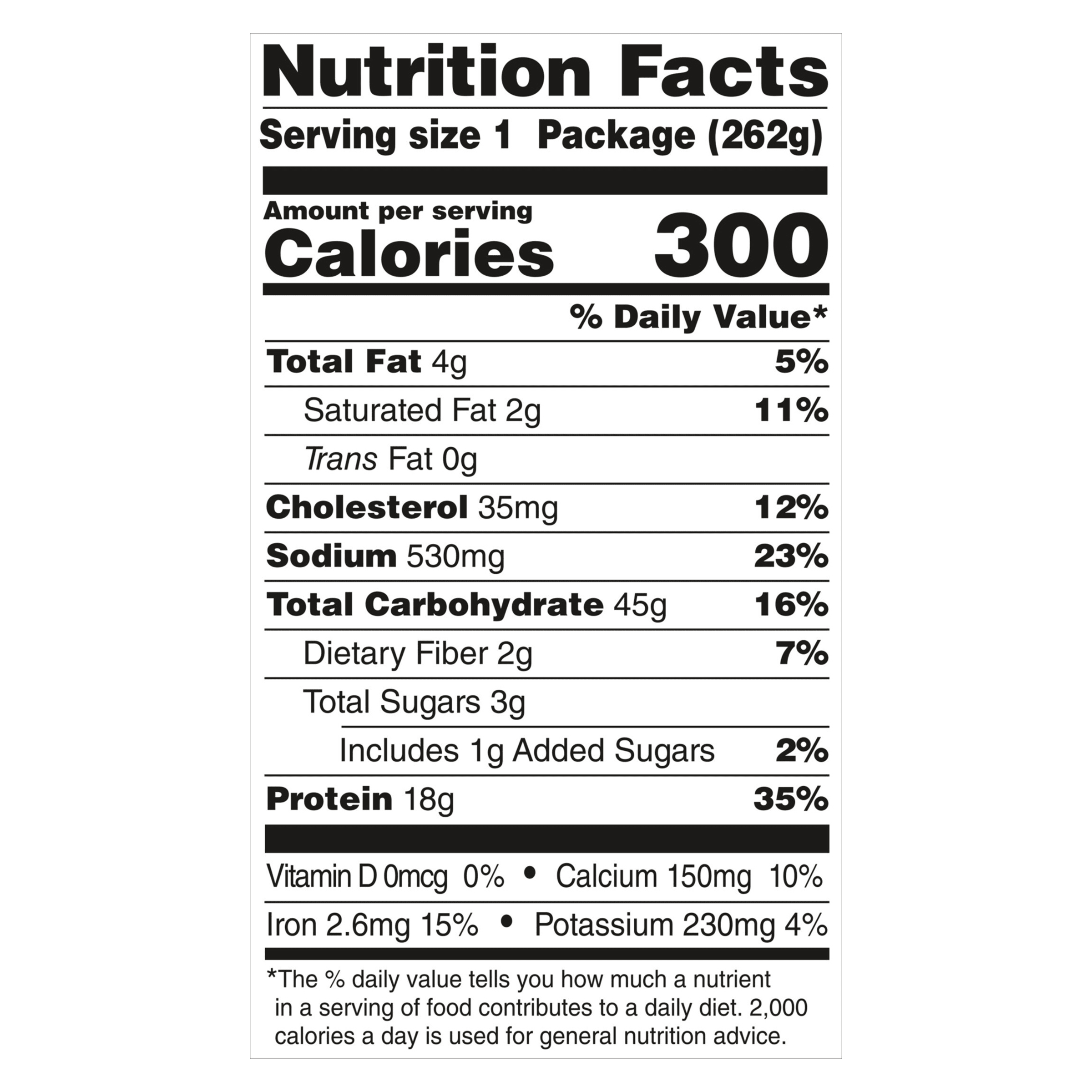 Nutrition info for this product.
