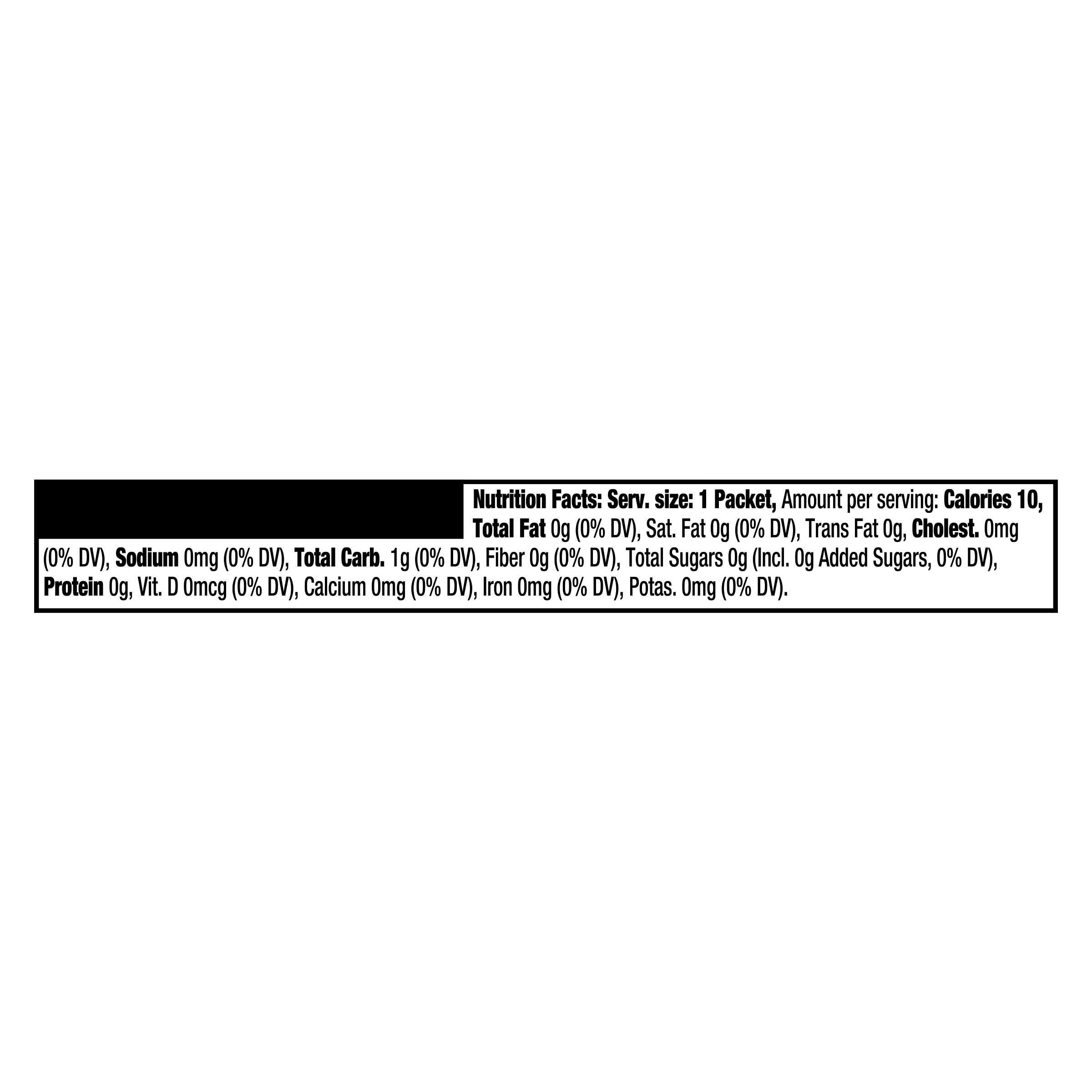 Nutrition info for this product.