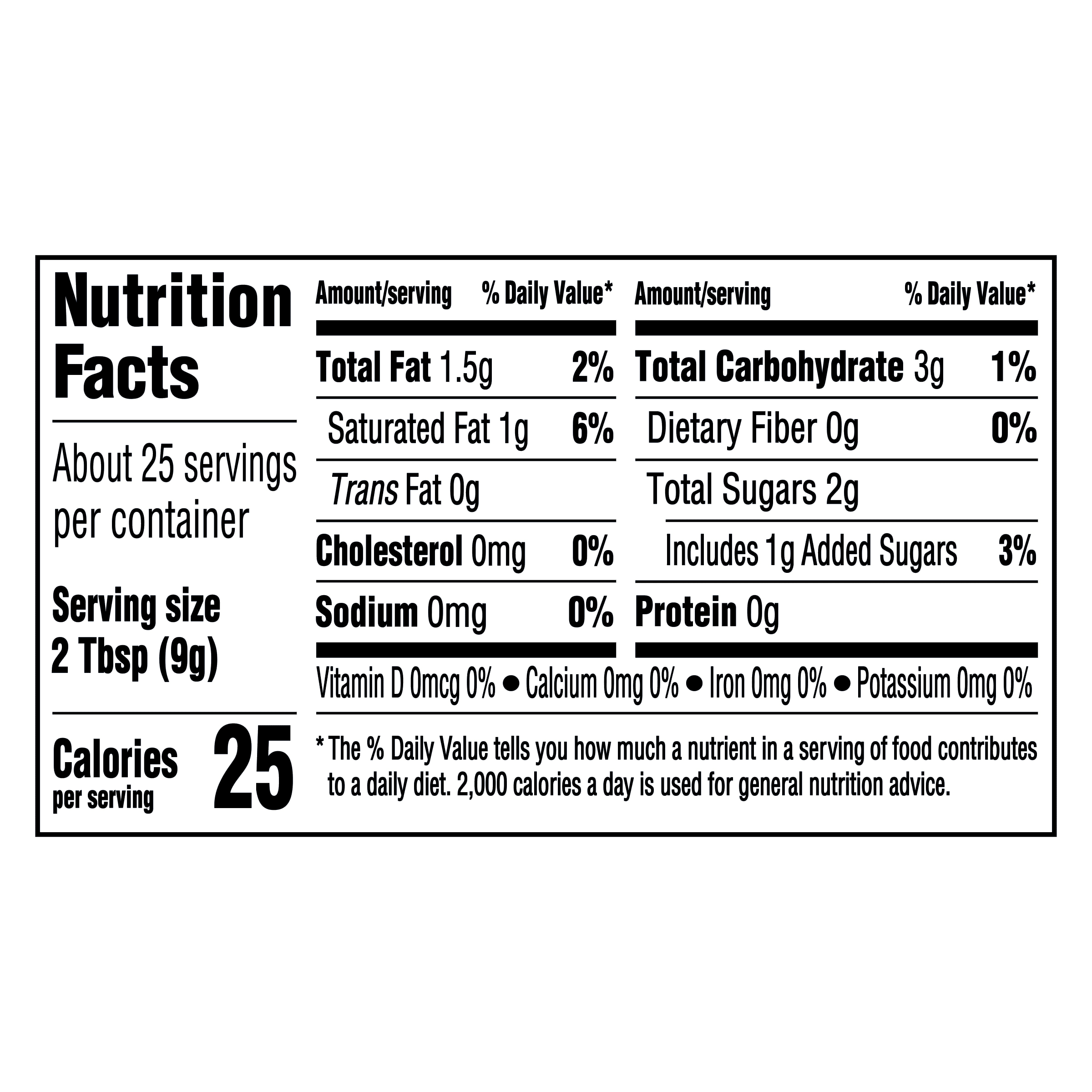 Nutrition info for this product.