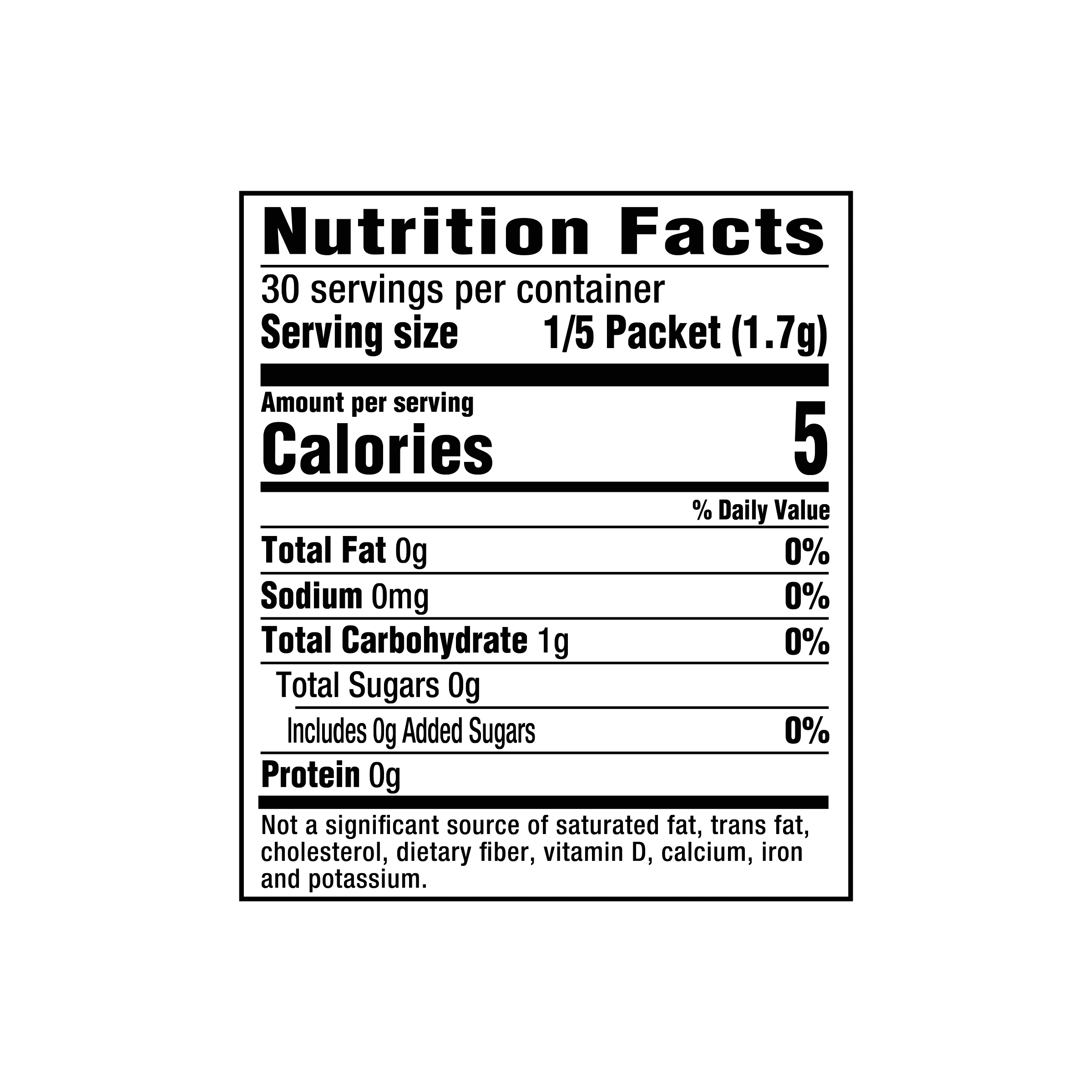 Nutrition info for this product.