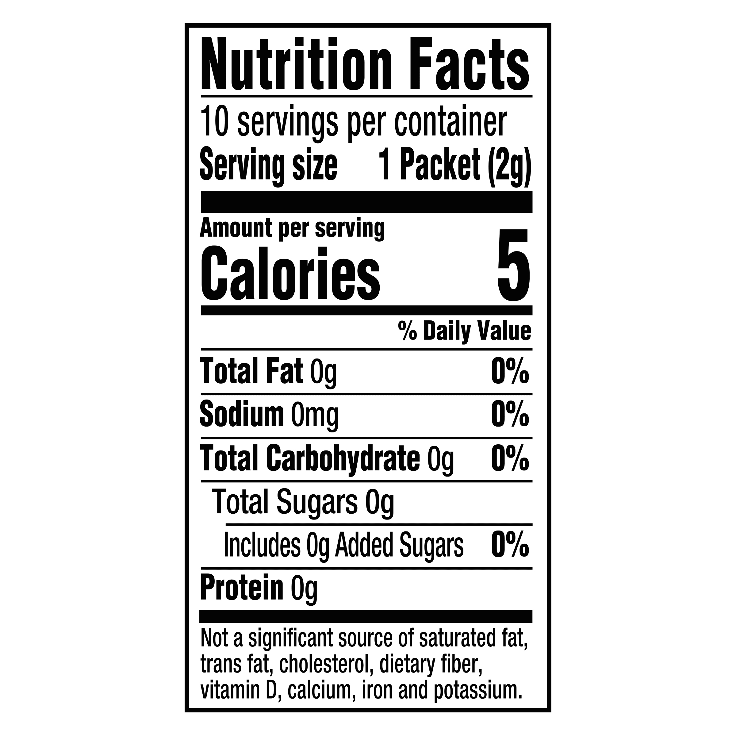 Nutrition info for this product.