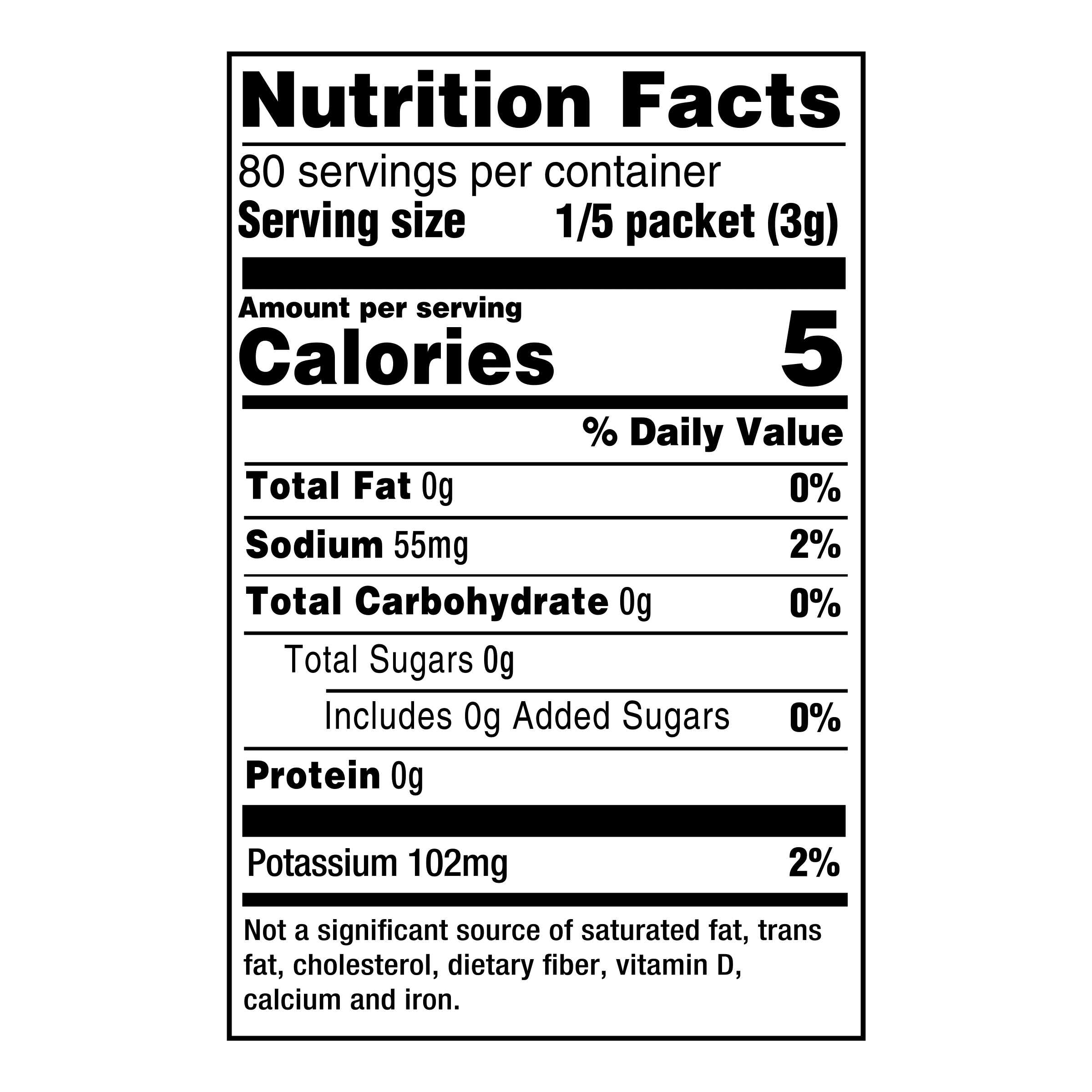 Nutrition info for this product.
