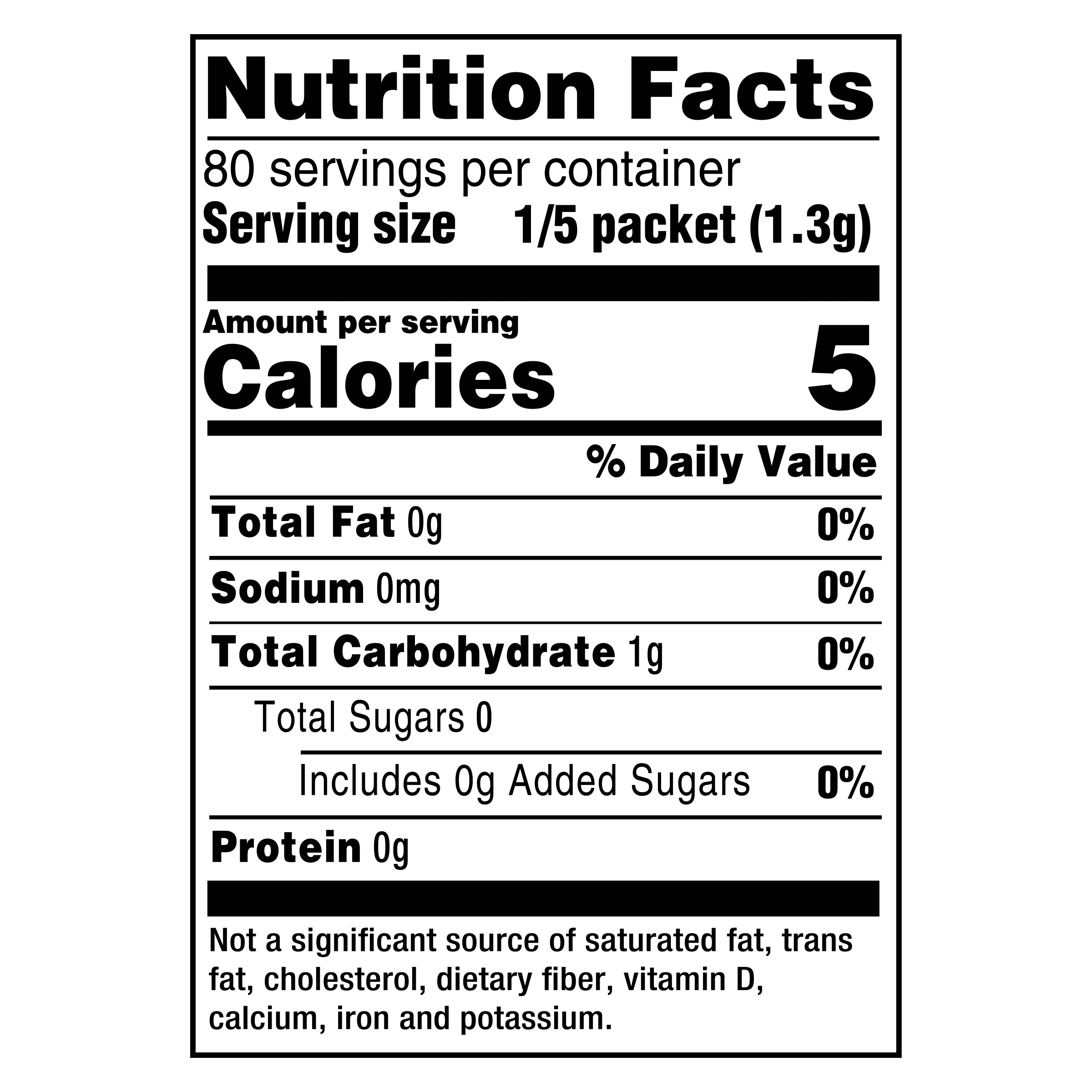 Nutrition info for this product.