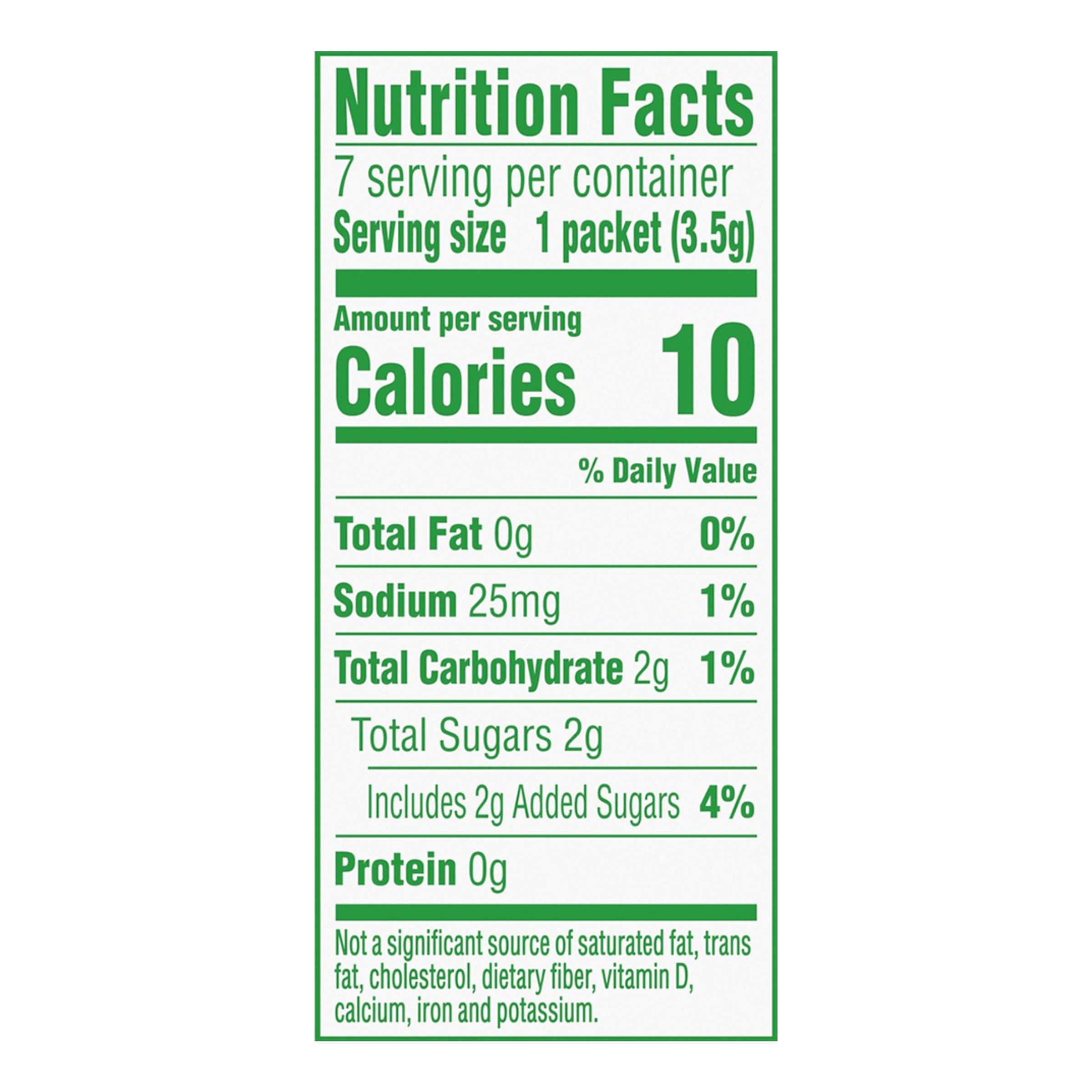 Nutrition info for this product.